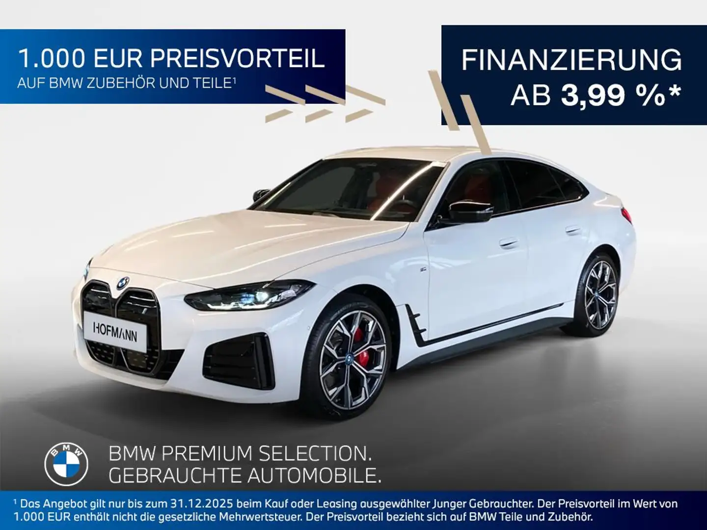 BMW i4 M Sport Weiß - 1