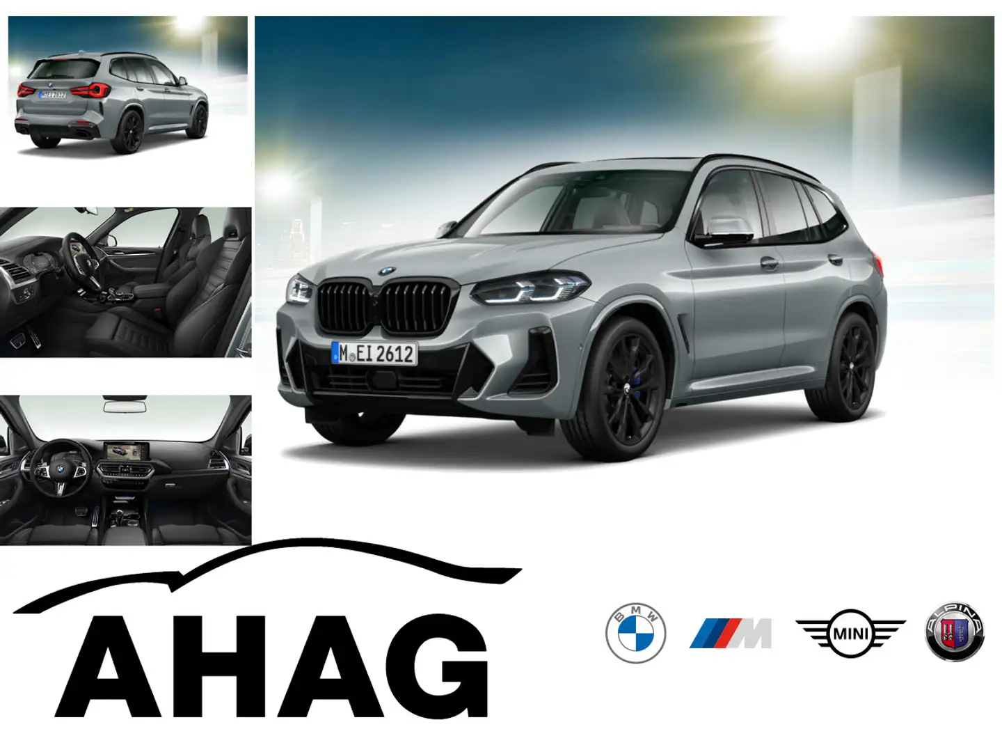 BMW X3 xDrive30d AT M Sportpaket Innovationsp. EDC Grau - 1