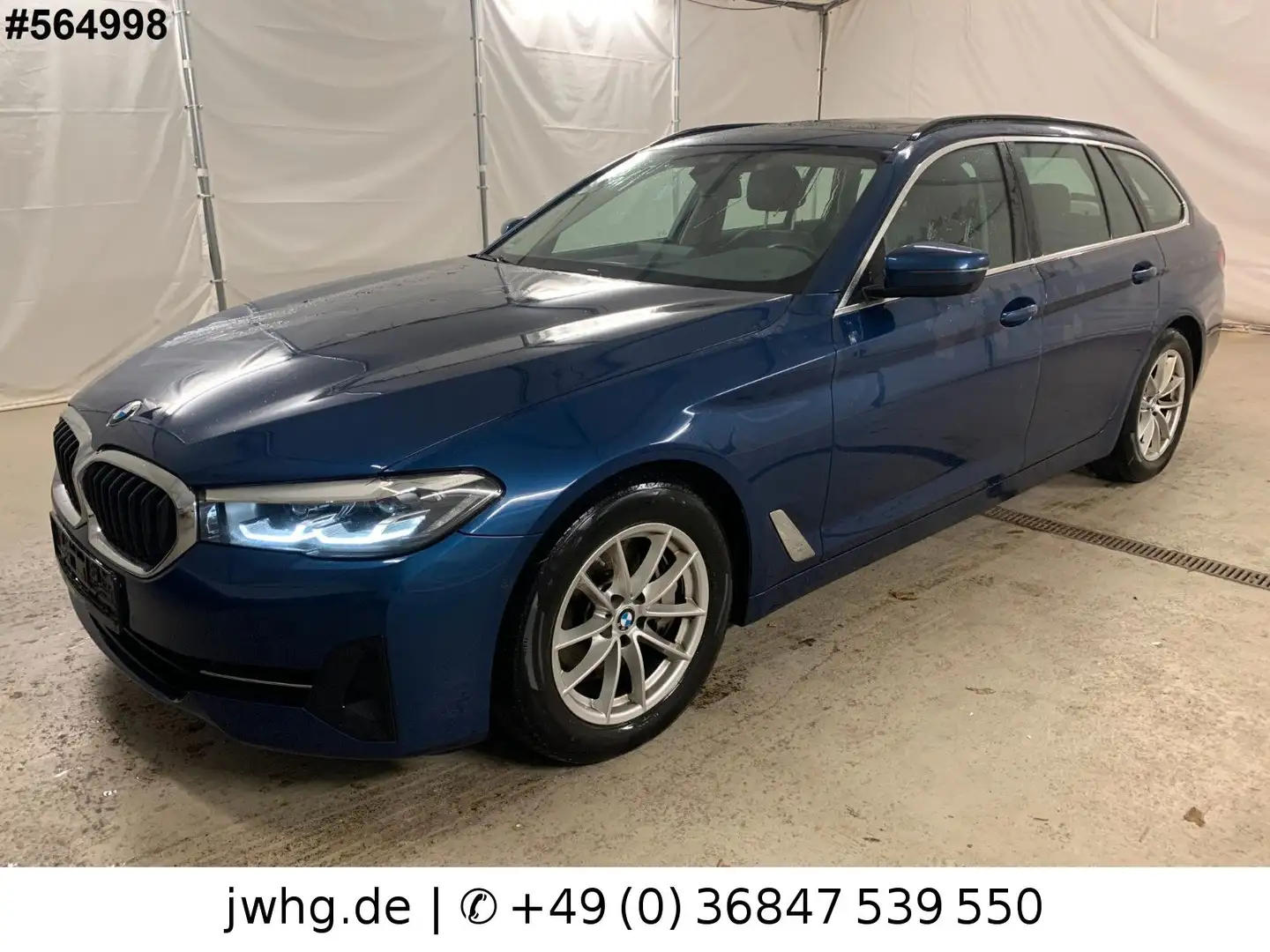BMW 530 d T xDrive COCKP-PRO/LEDER/KAMERA/PANO/AHK Blau - 1