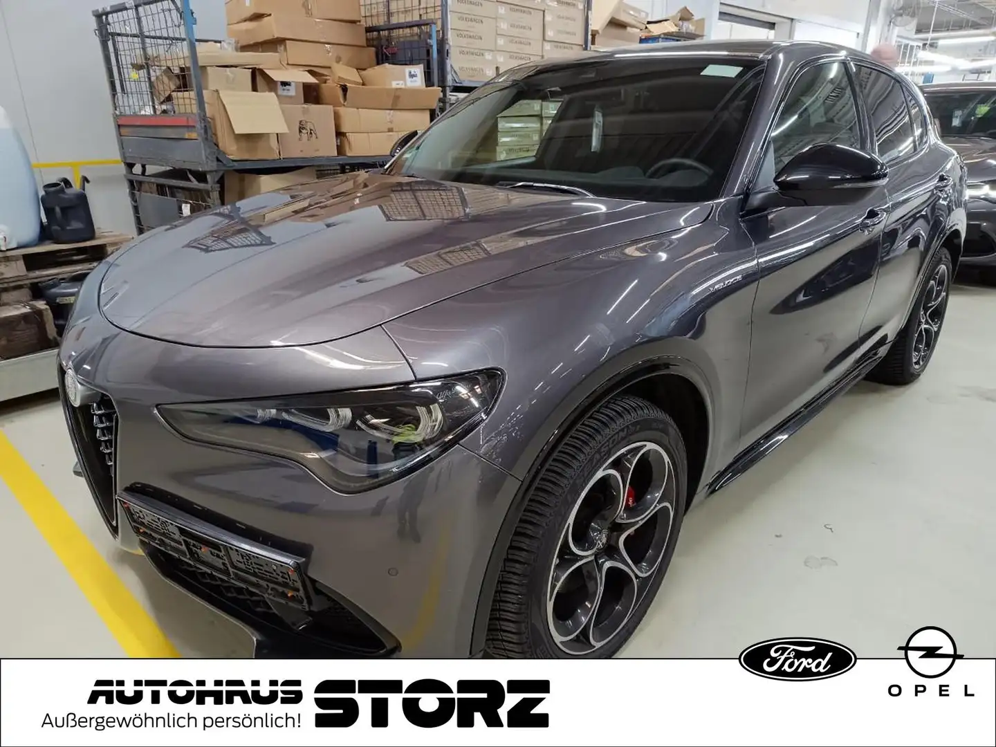Alfa Romeo Stelvio Veloce Q4 |VELOCE|ACC|KEYLESS|NAVI|KAMERA|LED| Silber - 1