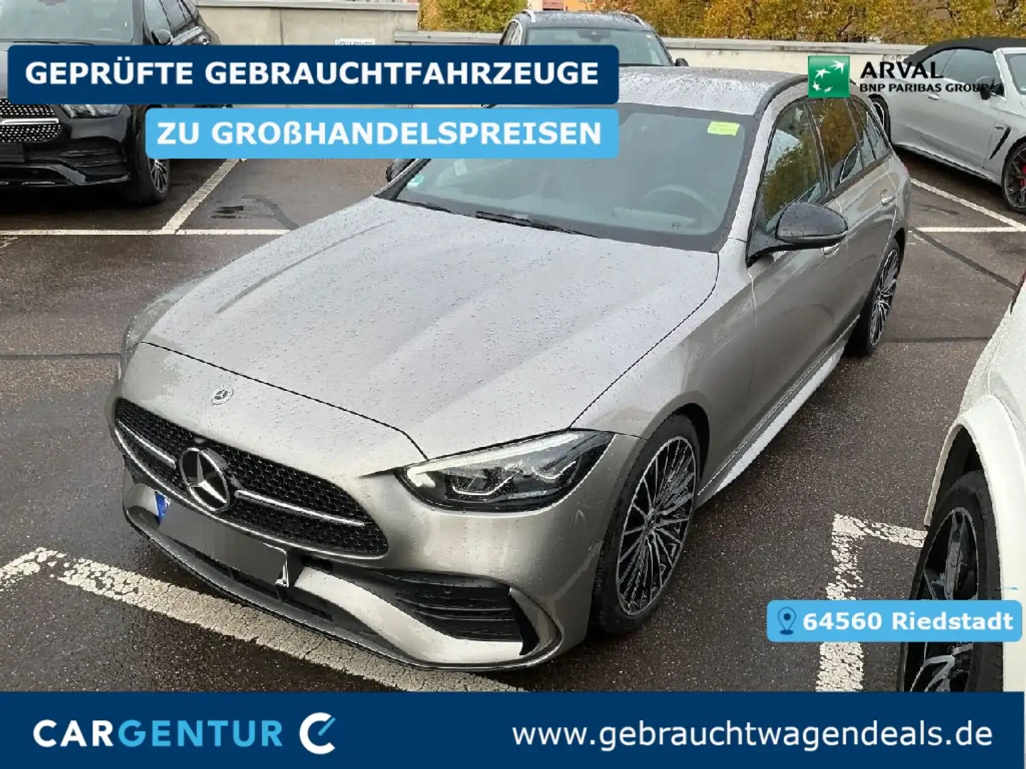 Mercedes-Benz C 300 d T AMG Line SpoSi BLIS El.Heckkl. Key LED Argent - 1