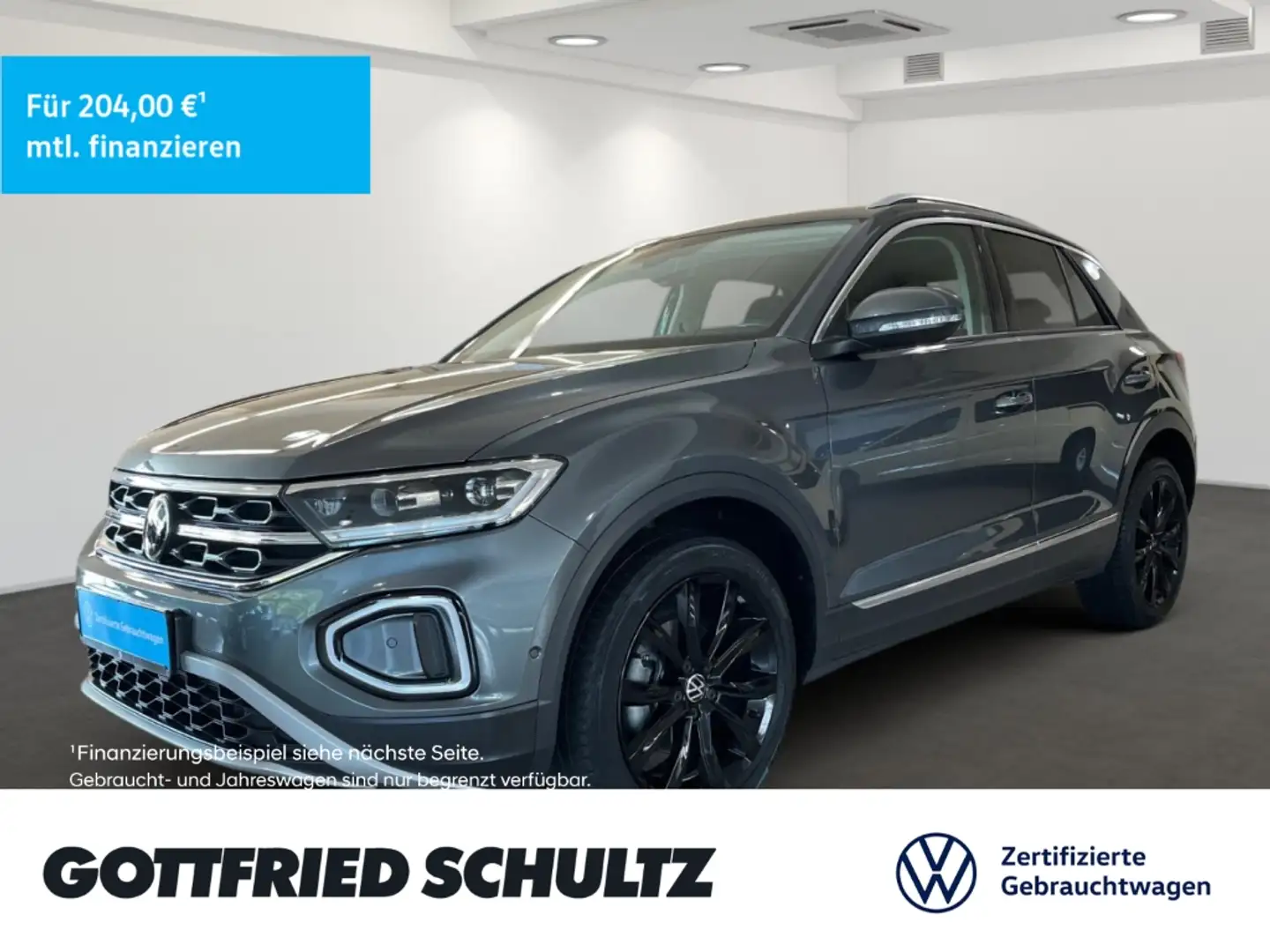 Volkswagen T-Roc 1.5 l TSI DSG Style ACC IQ.DRIVE LED App-Connect L Grau - 1