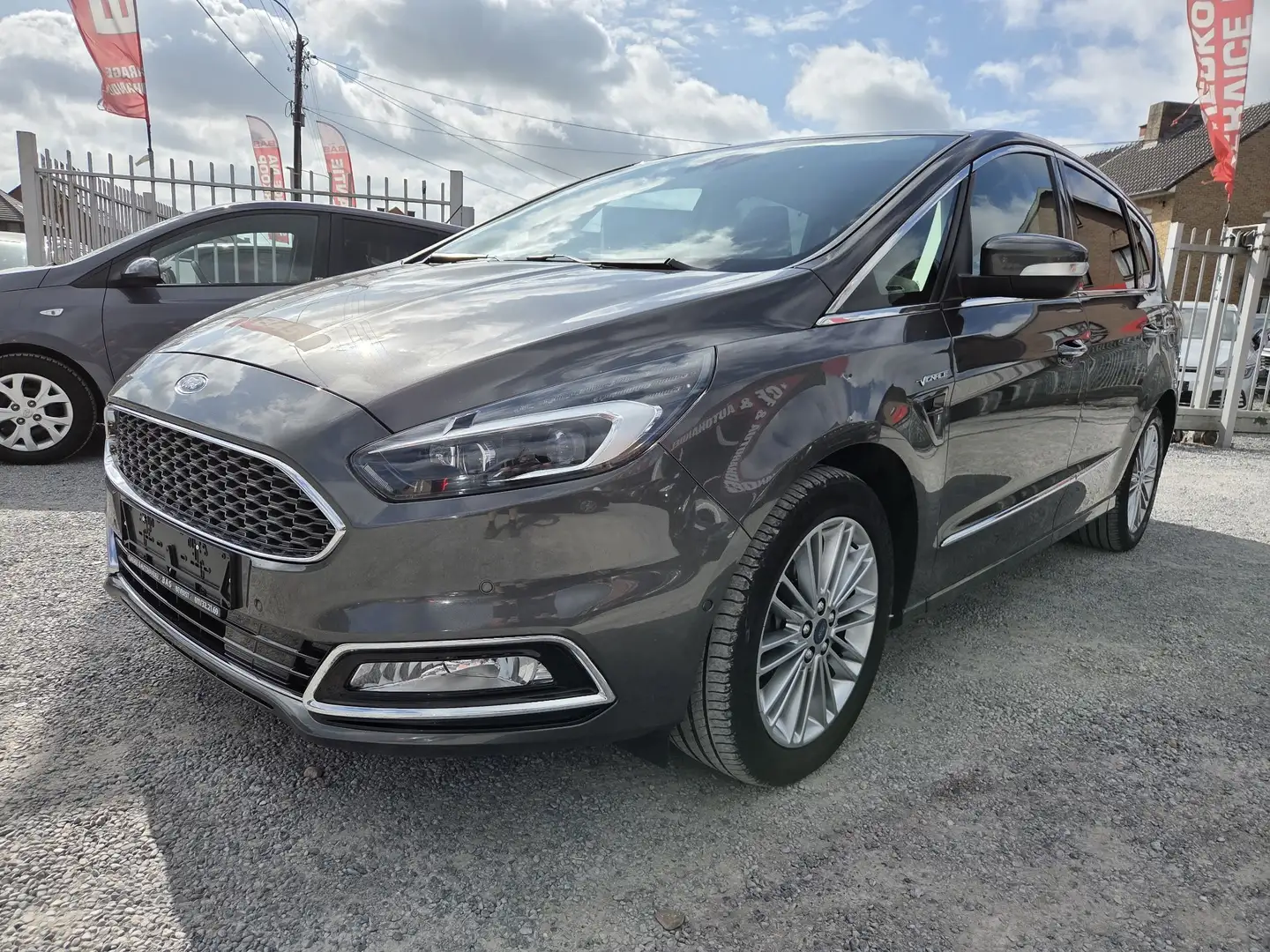 Ford S-Max 2.0 TDCi VIGNALE☆1JGARANT☆NAV☆CAM☆ADAPCRUISE☆XENON Gris - 1