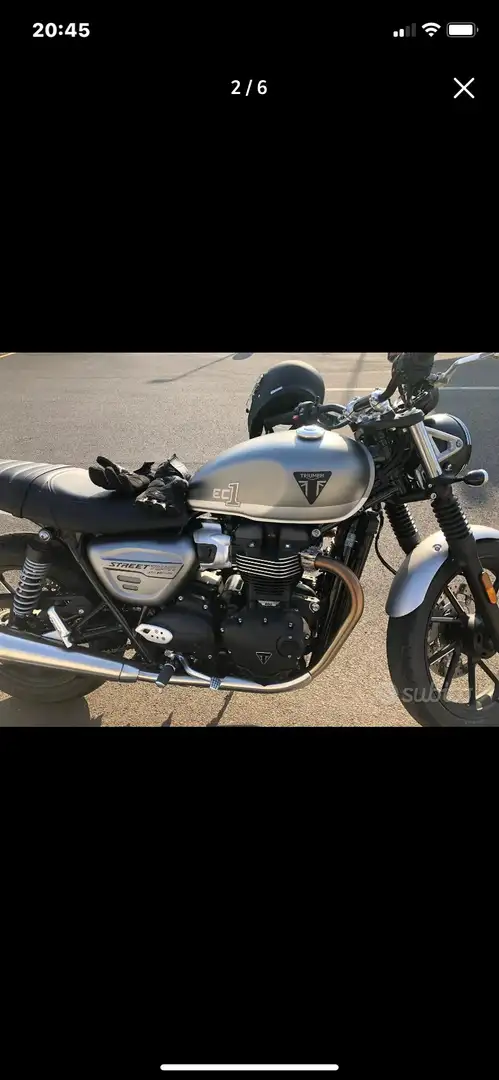 Triumph Street Twin Ec1 edizione limitata Gri - 2