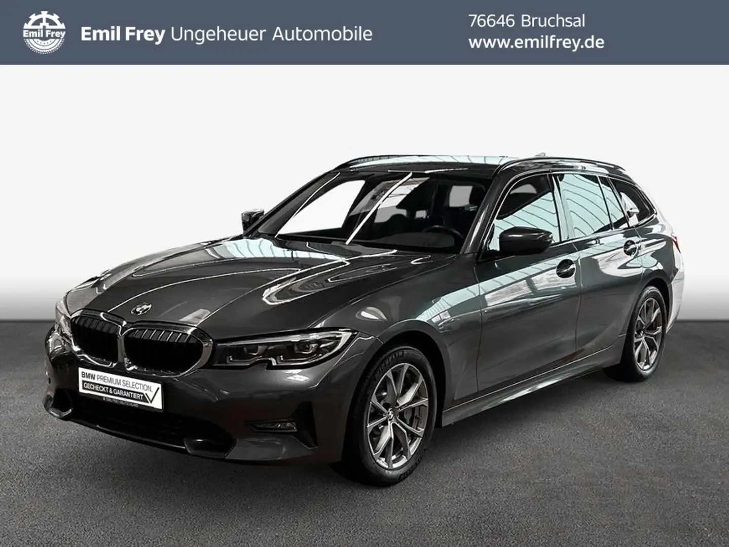 BMW 330 d Touring Aut. Sport Line Gris - 1