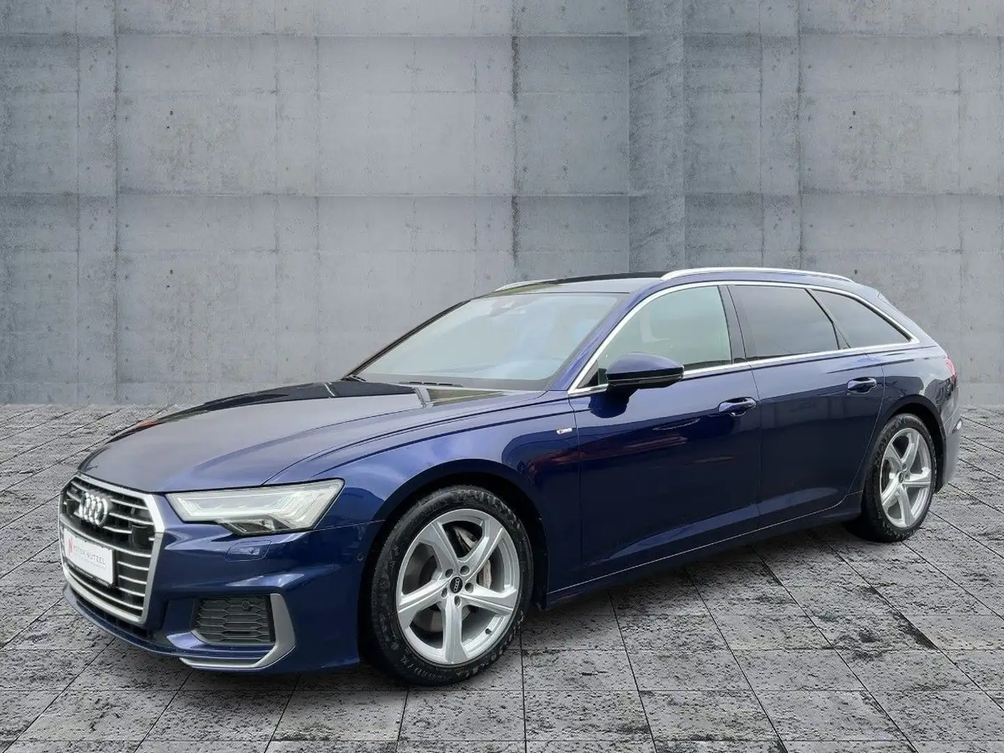 Audi A6 50 TDI QU S-LINE MATRIX+NAV+RFK+ACC+AHK Blau - 2