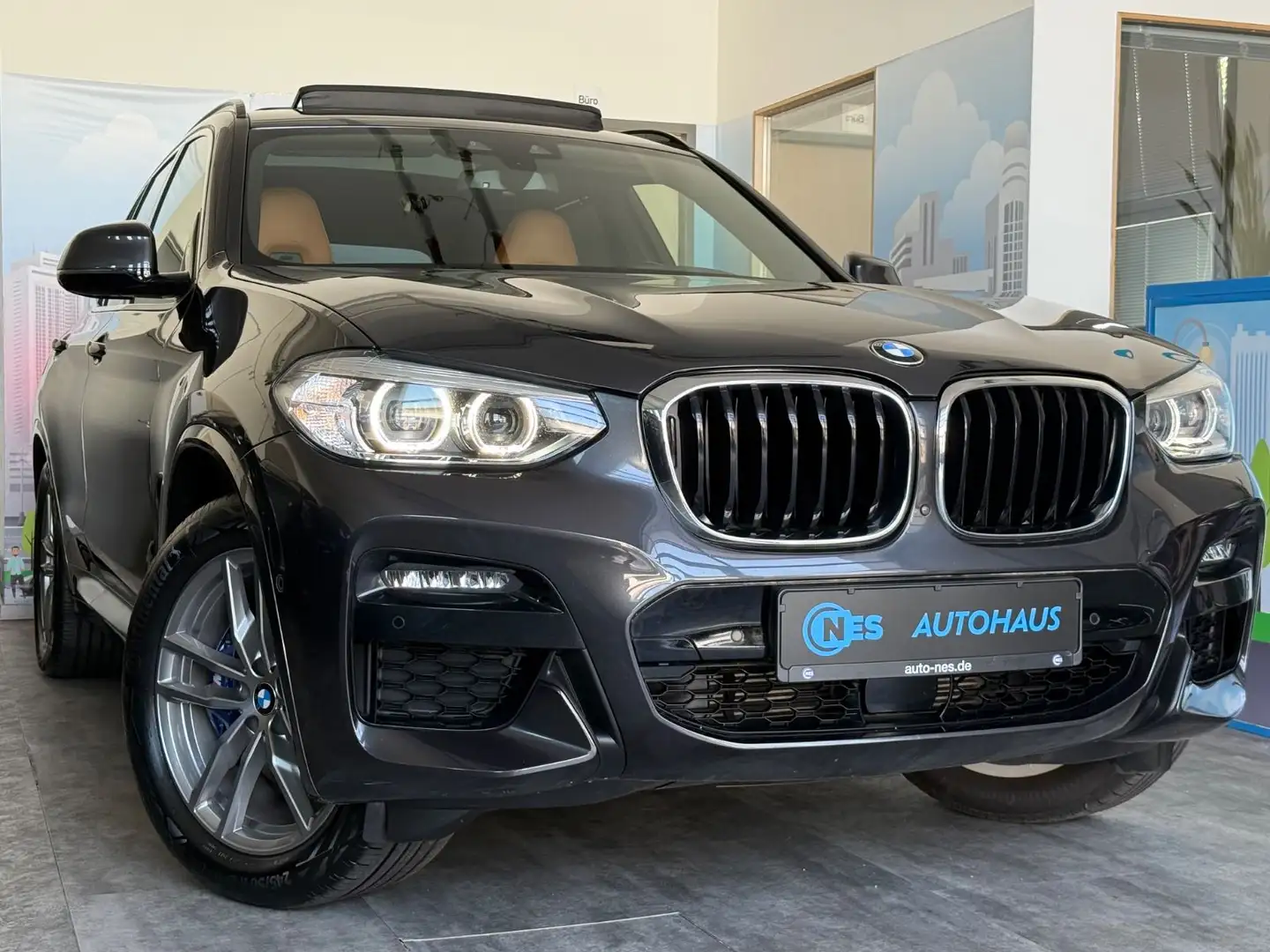 BMW X3 30e xD*M SPORT*PANO*360*M-SITZE*HARMAN*HUD*19 Grigio - 2
