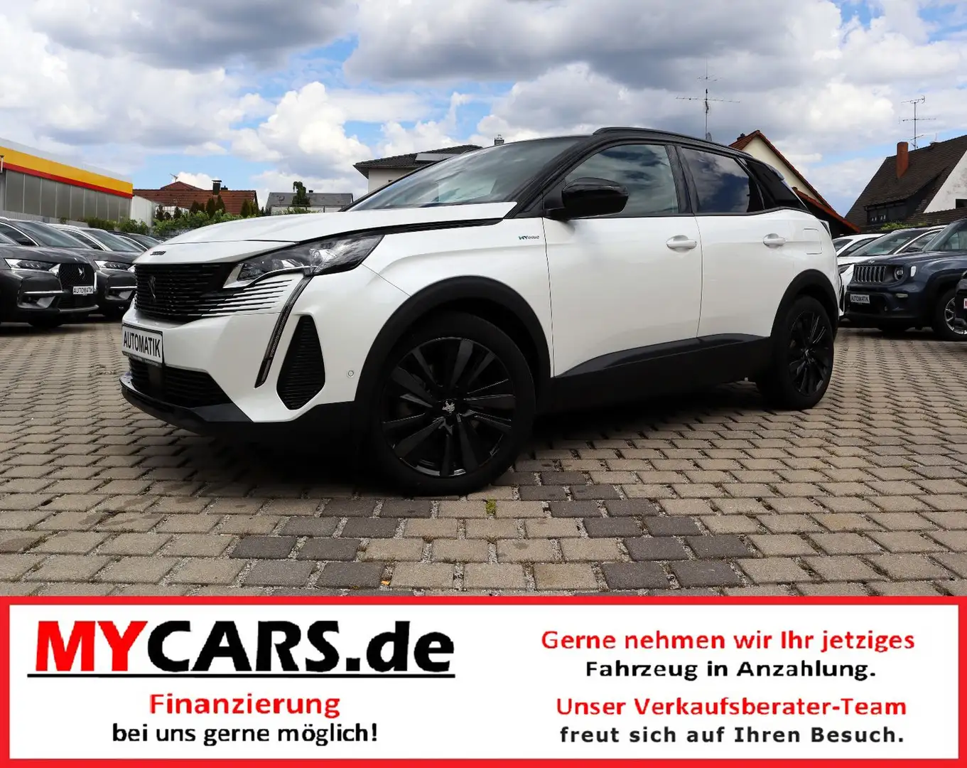 Peugeot 3008 Hybrid 225 GT*St.Heizung*SH*2xPDC*günstig Blanc - 1