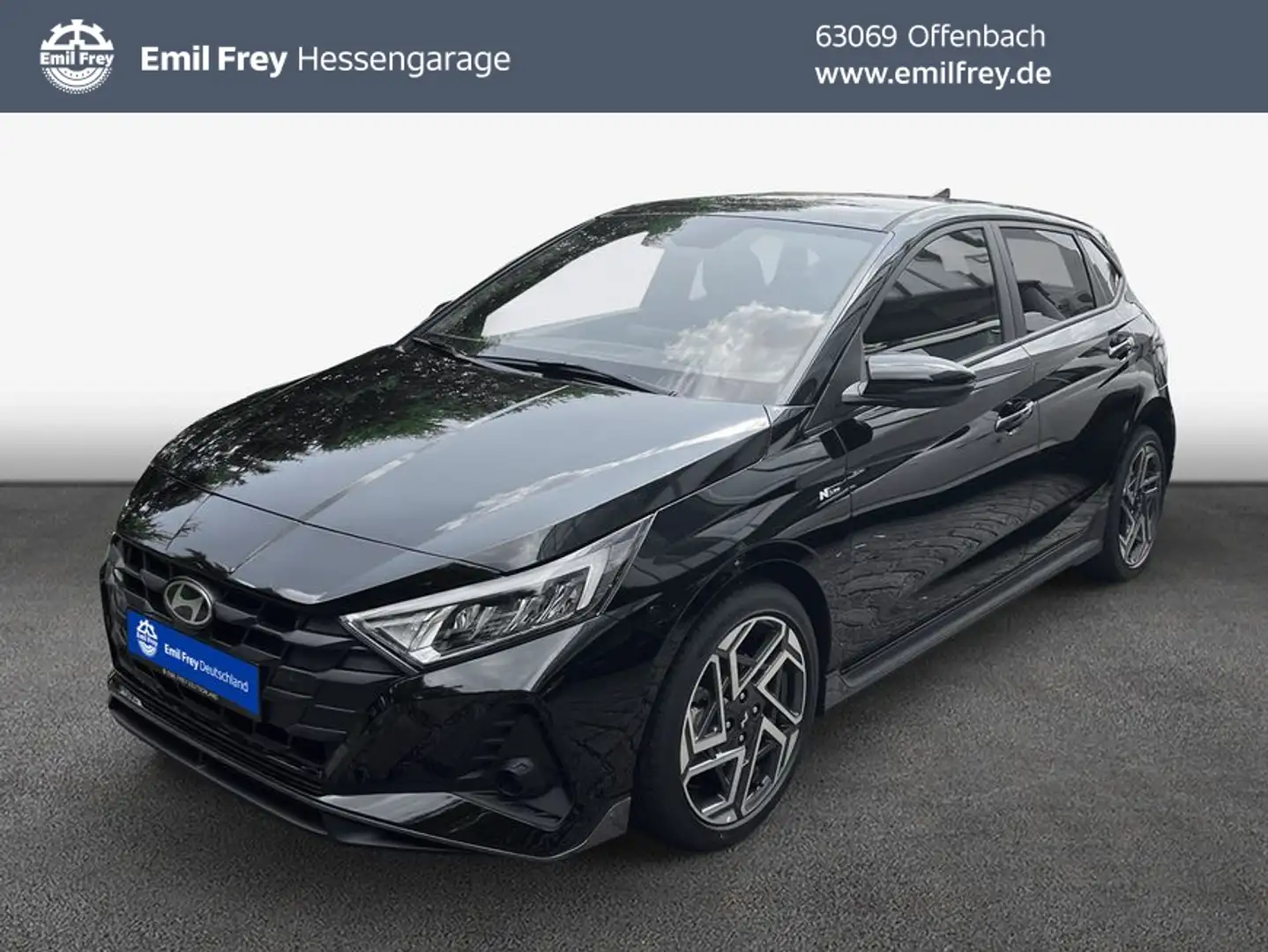 Hyundai i20 1.0 T-GDI DCT N Line 74 kW, 5-türig Schwarz - 1