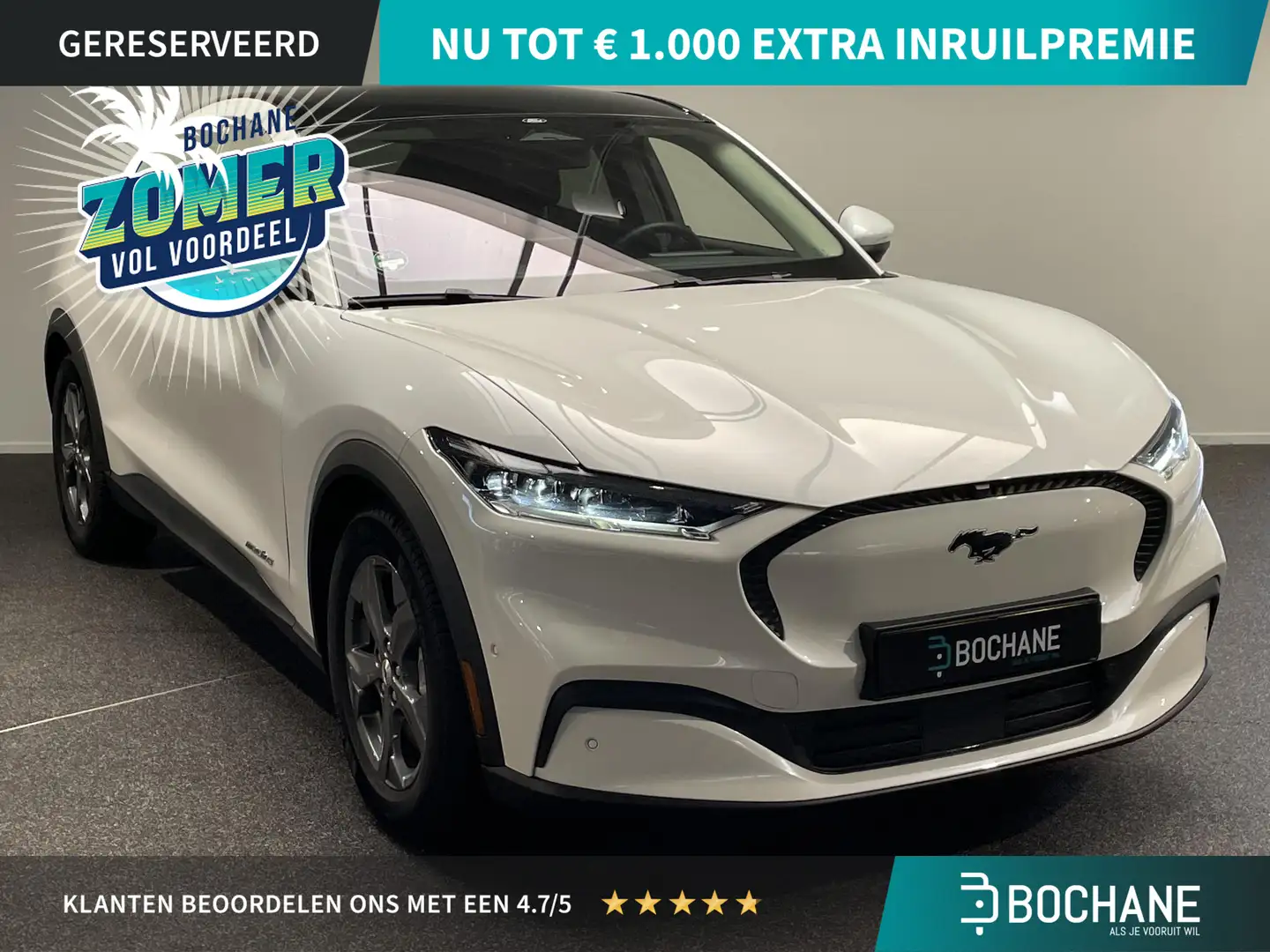 Ford Mustang Mach-E RWD 75 kWh Electric | Adaptive Cruise controle | M Blanc - 1