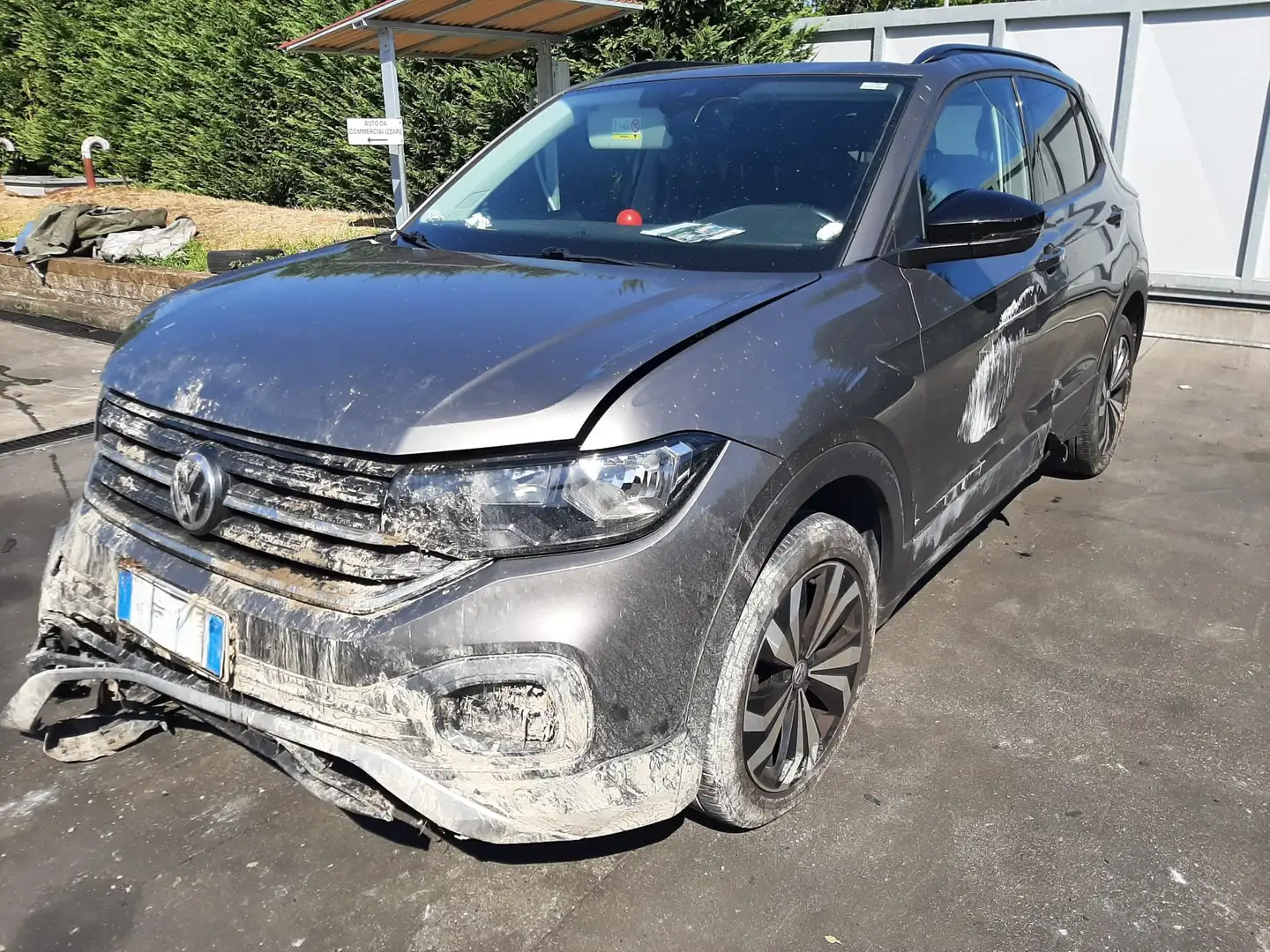Volkswagen T-Cross T-Cross 2019 1.6 tdi Advanced 95cv dsg Gris - 1