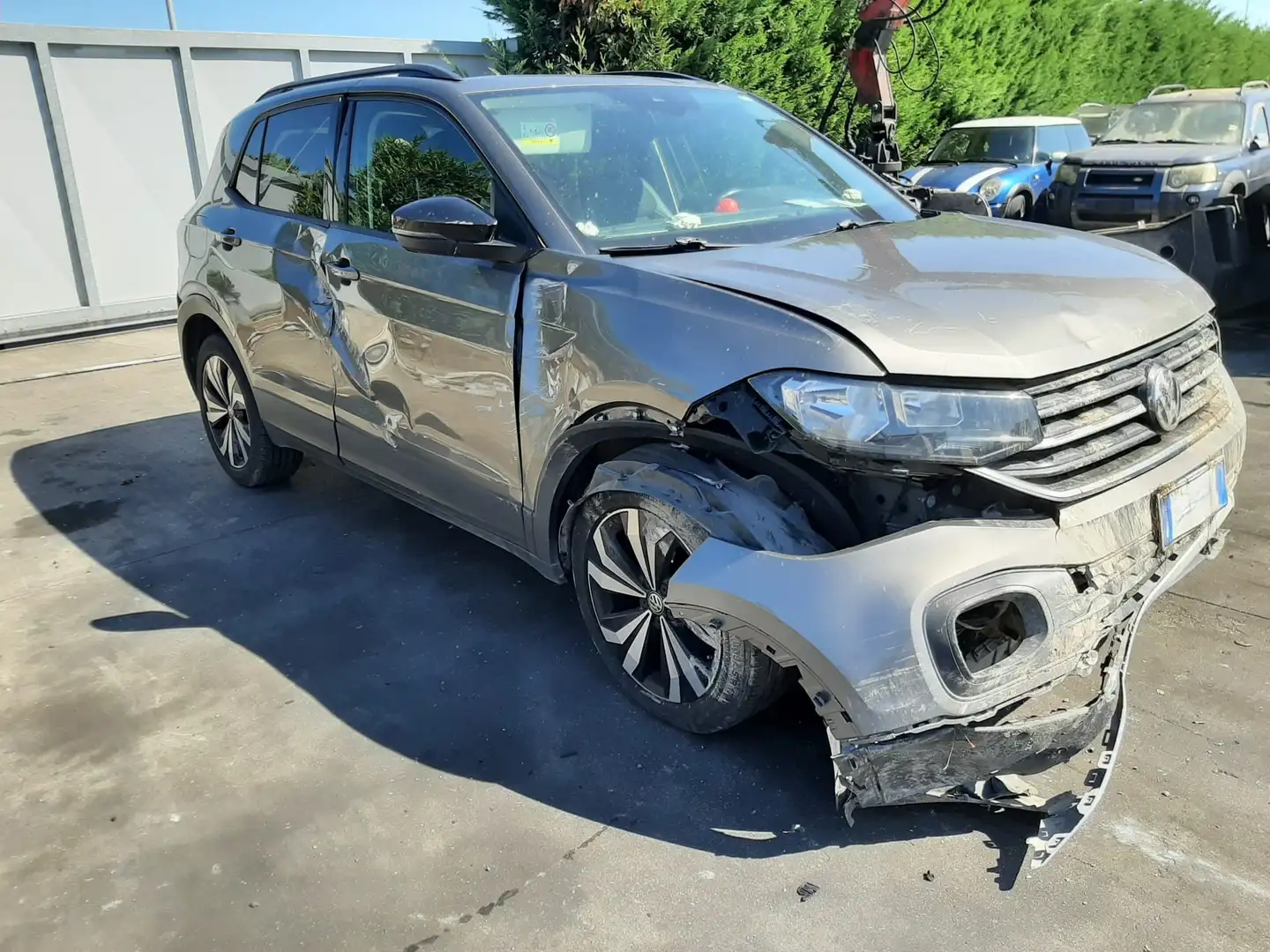 Volkswagen T-Cross T-Cross 2019 1.6 tdi Advanced 95cv dsg Gris - 2