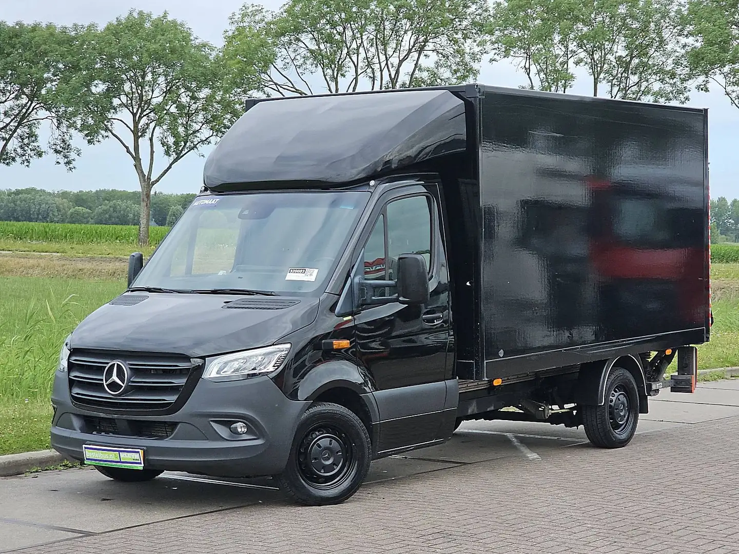 Mercedes-Benz Sprinter 314 ac automaat EURO6 Zwart - 2