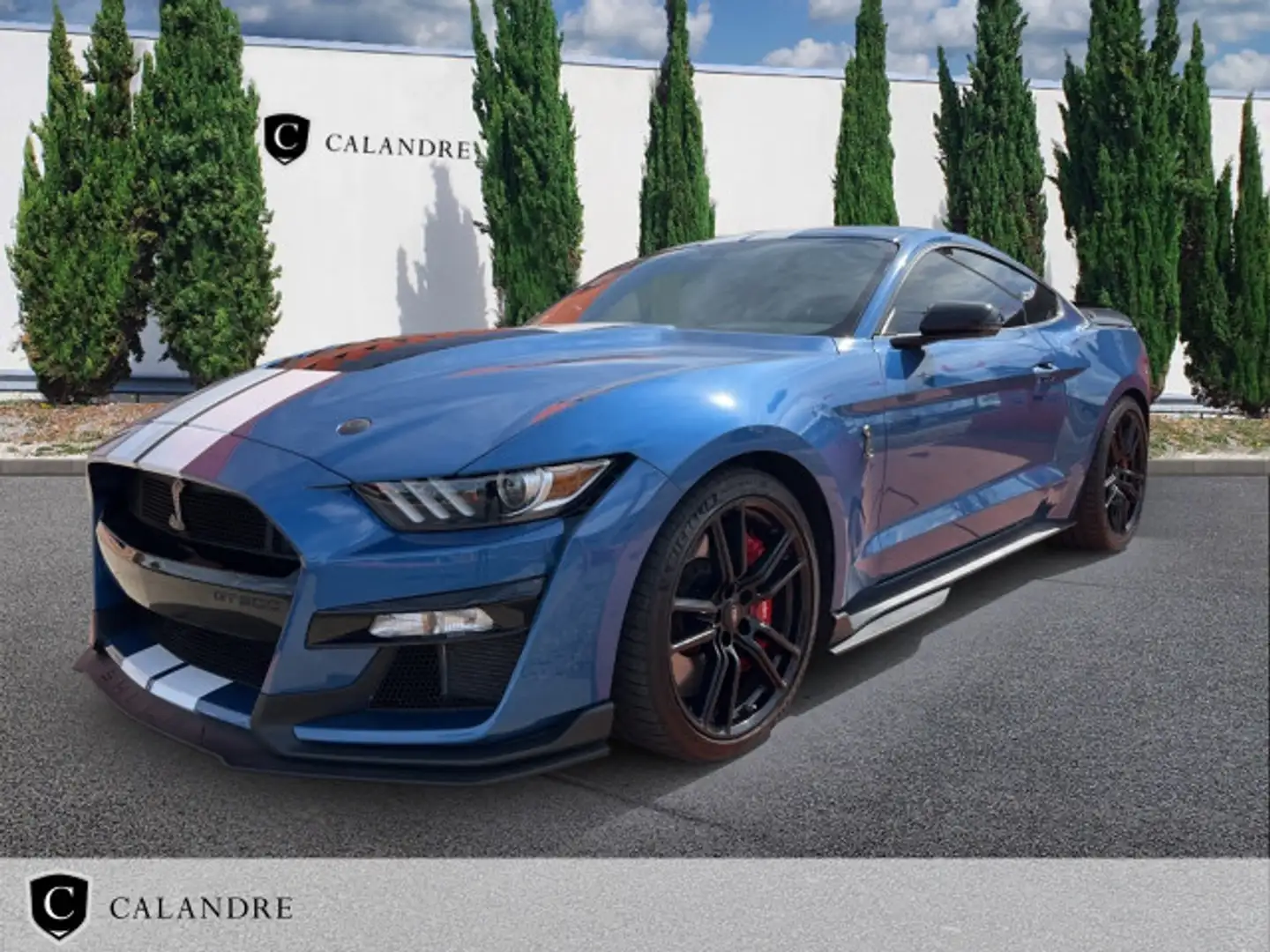 Ford Mustang SHELBY GT 500 Blauw - 1