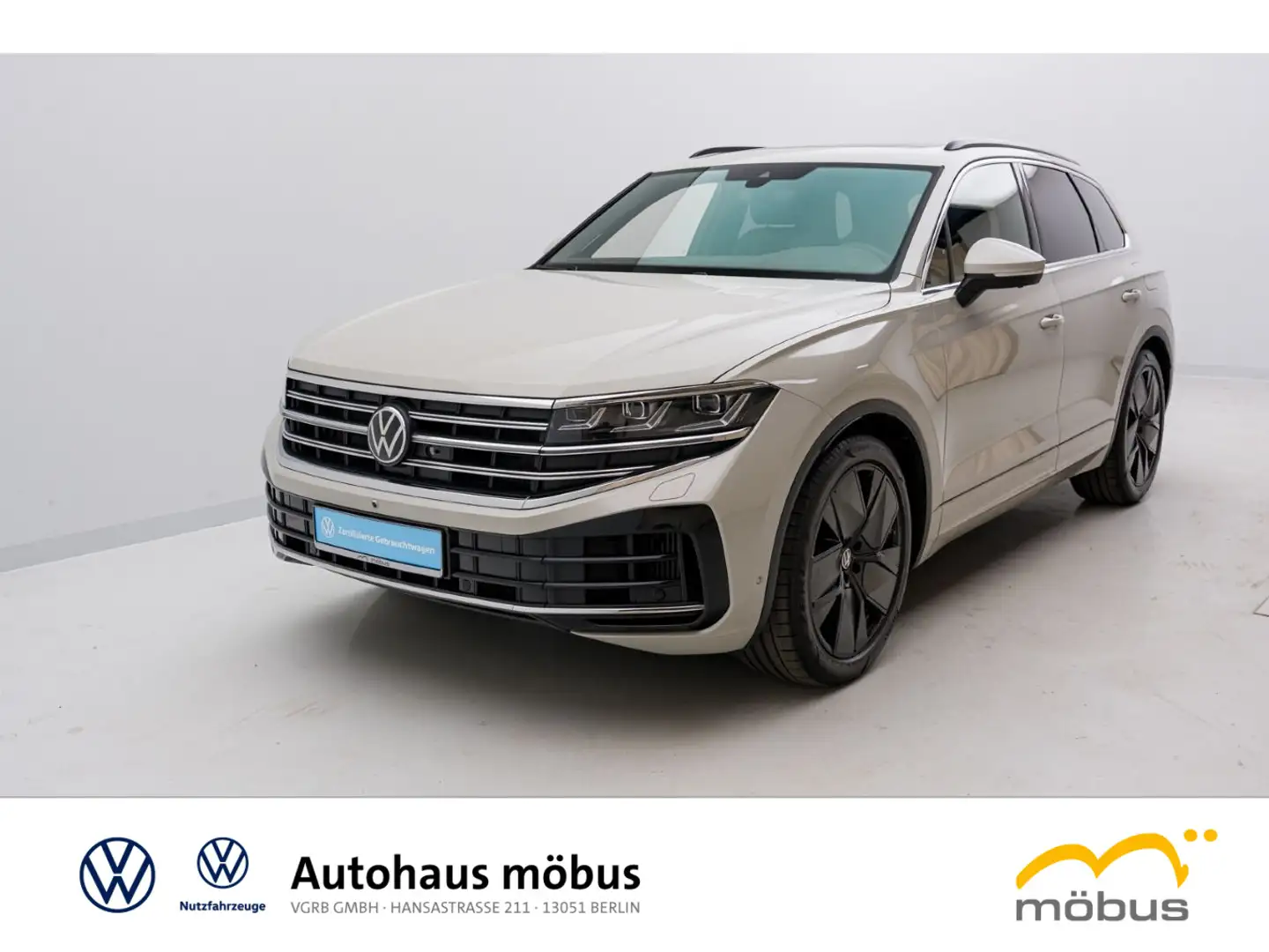 Volkswagen Touareg 3.0 V6 TSI eHybrid Leasing 789€ o. Anzah Beige - 2