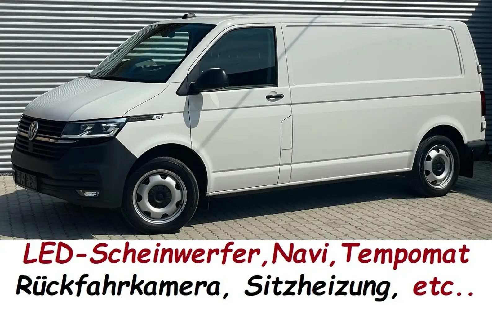 Volkswagen T6.1 Kasten LR Lang TDI DSG Standheizung,AHK Blanc - 2