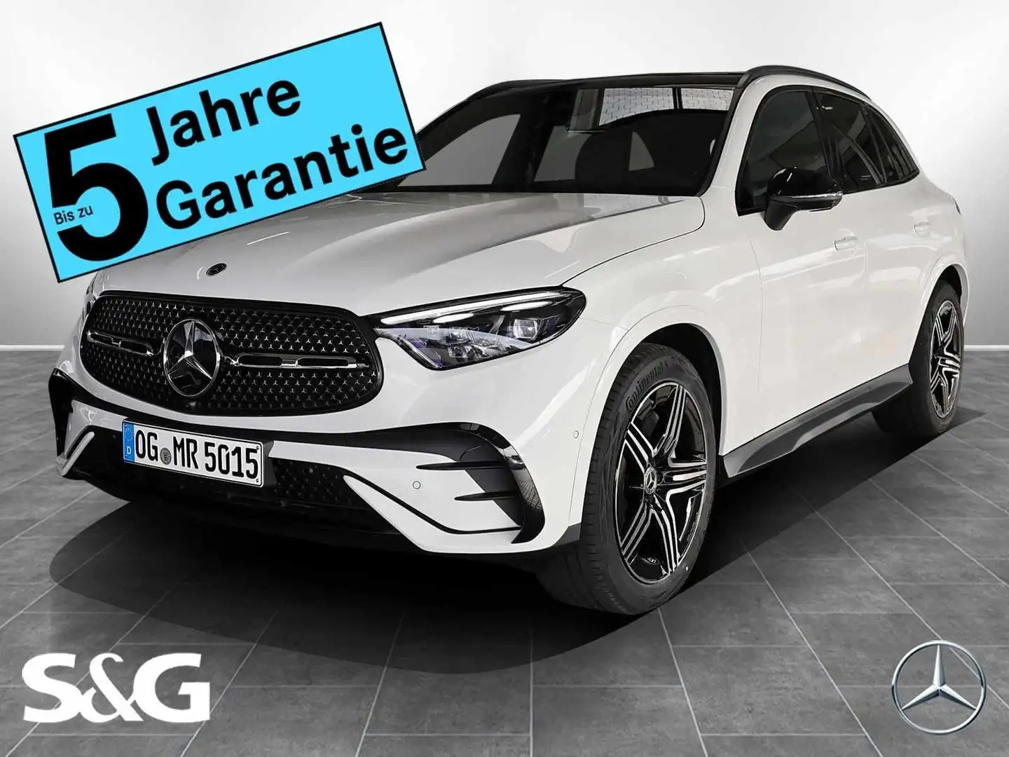 Mercedes-Benz GLC 220 d 4M AMG 360°+DIG-LED+Pano+AHK+Distronic Weiß - 1