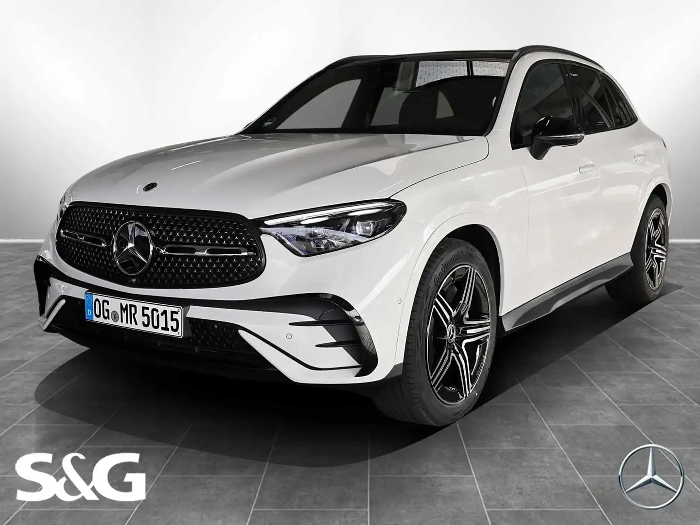 Mercedes-Benz GLC 220 d 4M AMG 360°+DIG-LED+Pano+AHK+Distronic Blanc - 1