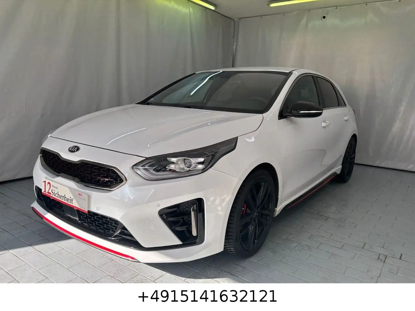 Kia Ceed / cee'd GT / Ceed GT/LED/NAVI/Alcantara Blanc - 1