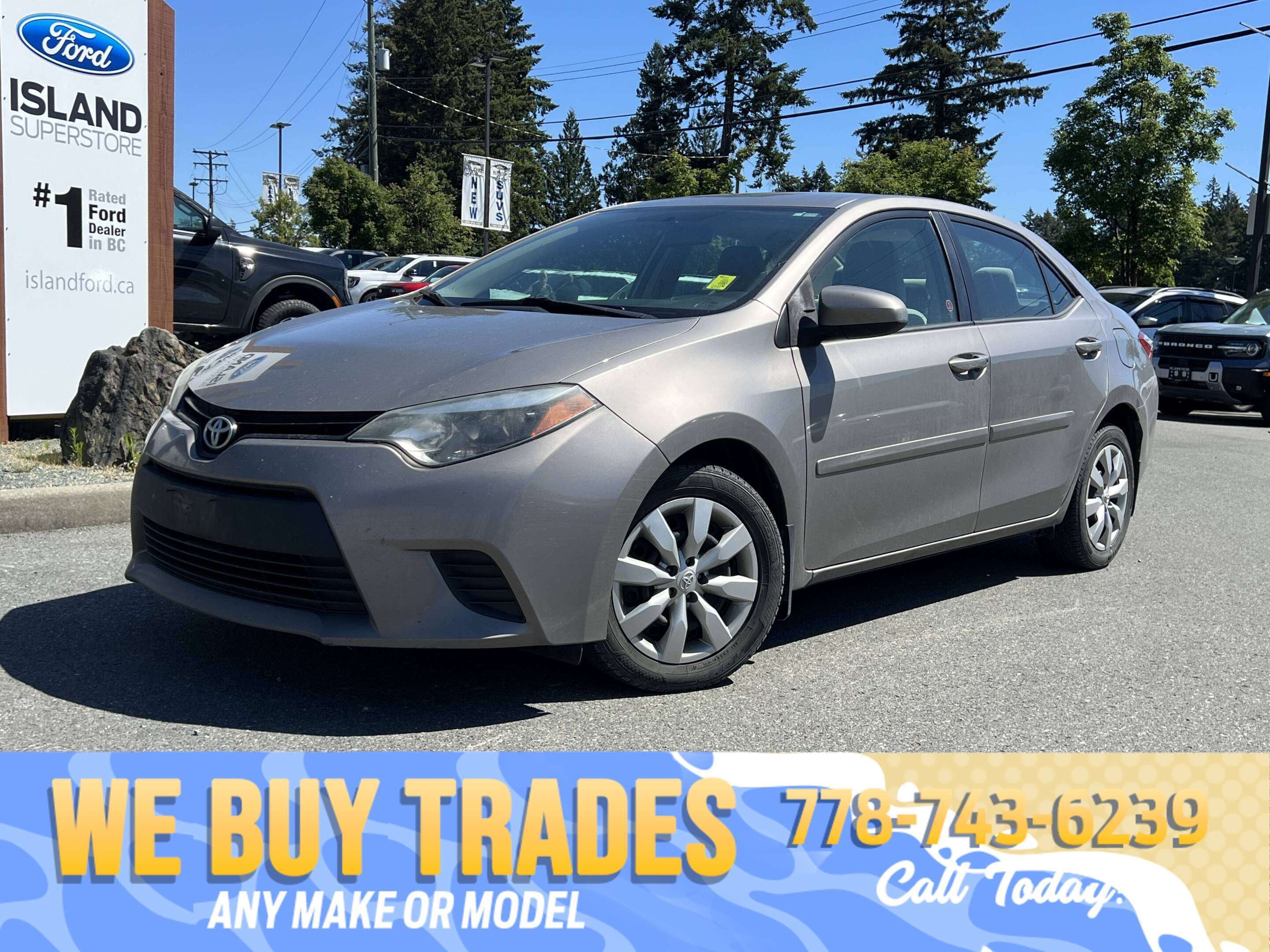 Silver 2014 Toyota Corolla Sedan Automatic