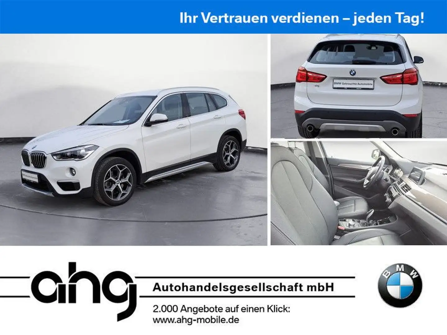 BMW X1 xDrive20i xLine *LED*PDC*SHZ*Navi* Weiß - 1