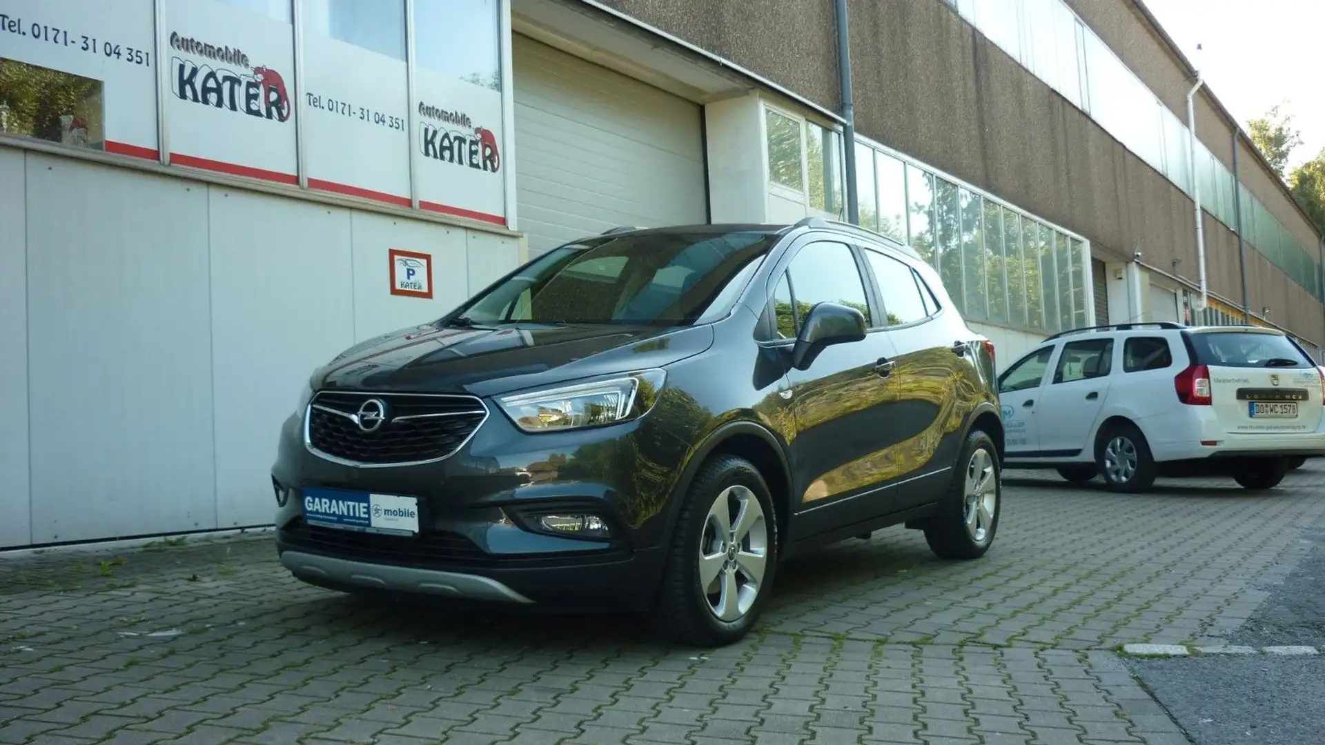 Opel Mokka X 21.523 km, Klima,PDC,4xFH,BT,SHZ Grau - 2