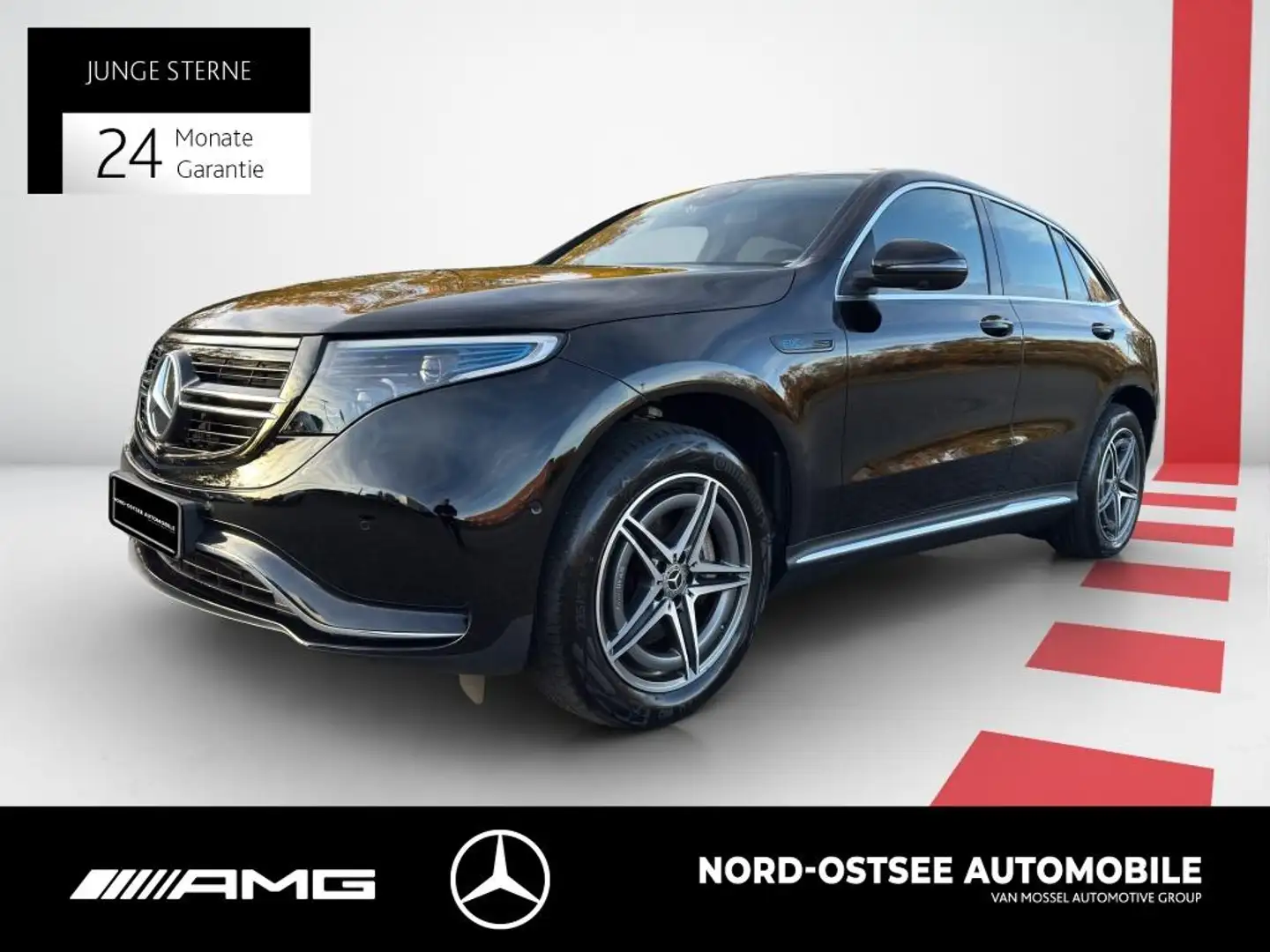 Mercedes-Benz EQC 400 4M AMG  MULTIBEAM HUD 360° ADV.SOUND Schwarz - 1