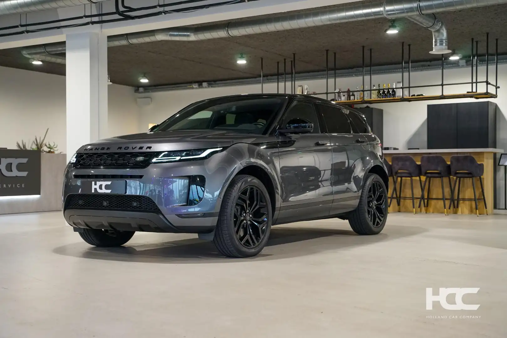 Land Rover Range Rover Evoque P250 AWD | Pano | Sfeerverl. | Black Pack | Faceli Grijs - 1