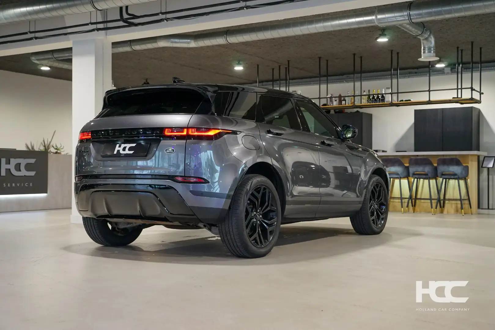 Land Rover Range Rover Evoque P250 AWD | Pano | Sfeerverl. | Black Pack | Faceli Grijs - 2