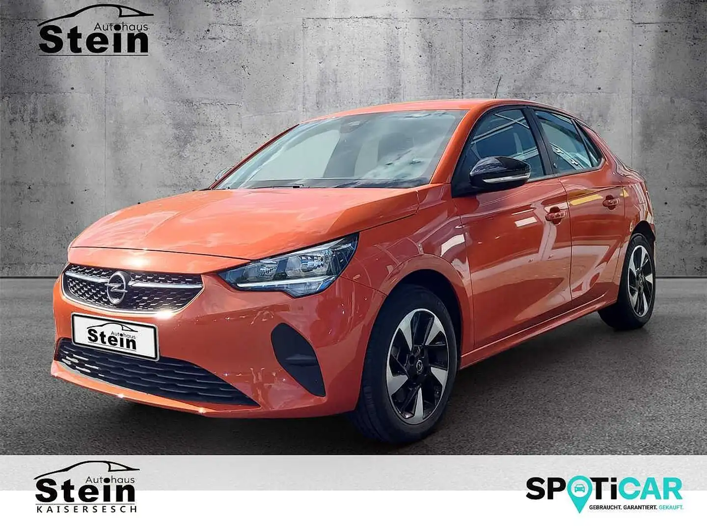 Opel Corsa-e Edition 50 kW Akku PDC,Alu, Sitzh. Naranja - 1