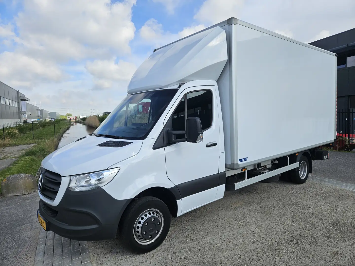Mercedes-Benz Sprinter 515 CDI autm bak + klep , trekhaak 1-2023 klein ri Blanc - 1