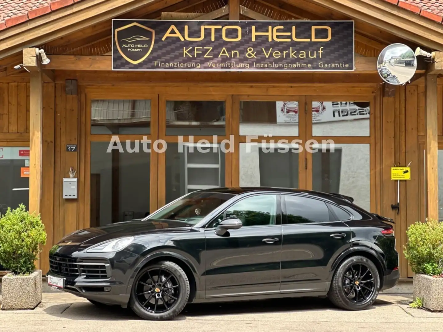 Porsche Cayenne Coupe Pano 5Sitz 360°HUD Chrono AllrLenk Noir - 1
