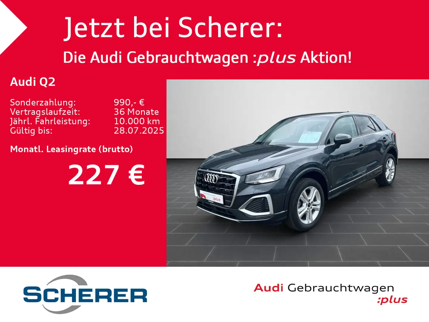 Audi Q2 35 TFSI Advanced CARPLAY AHK PDC hi. Gris - 1