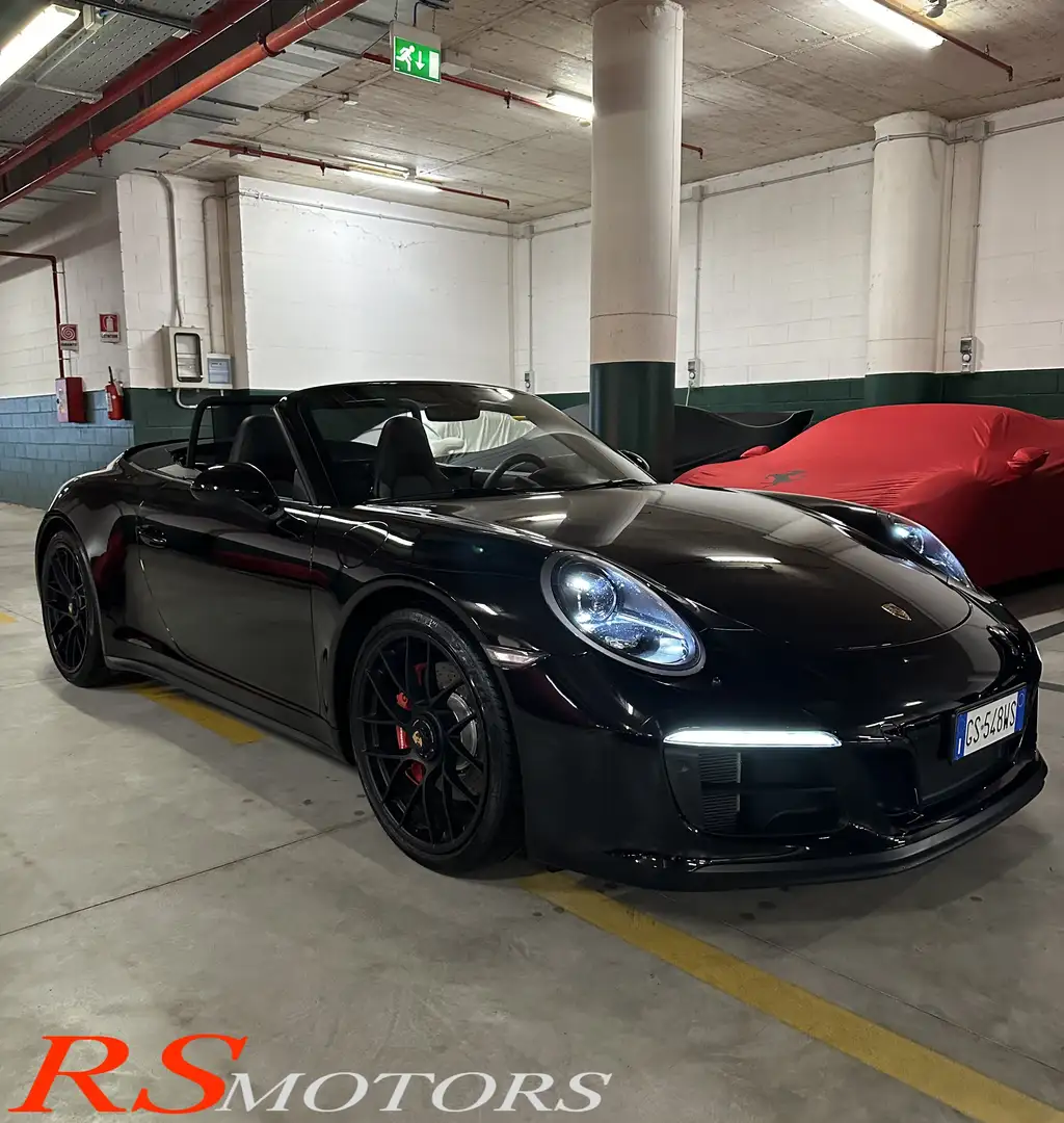 Porsche 911 911 GTS Cabrio 18000KM FULL BLACK PERMUTE GARANZIA Schwarz - 1