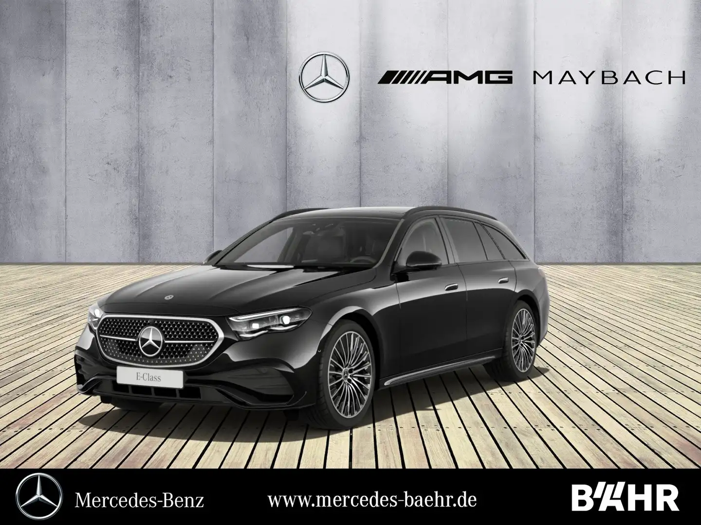 Mercedes-Benz E 220 E 220 d T-Modell AMG+Night/Pano/AHK/DigitalLight Schwarz - 1