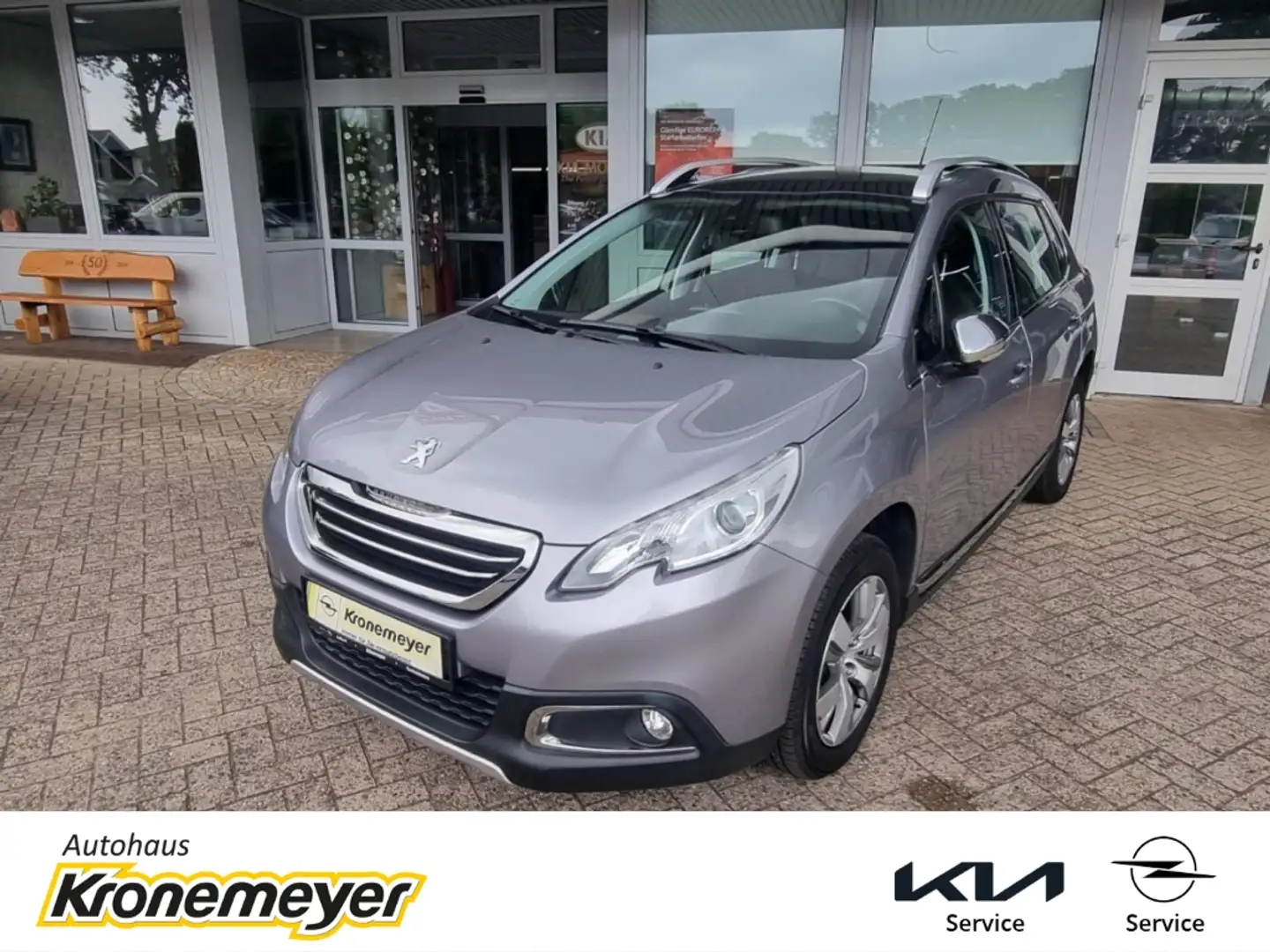 Peugeot 2008 1.6 16V VTi 120 VTI Automatik Allure Panorama Navi Grijs - 2