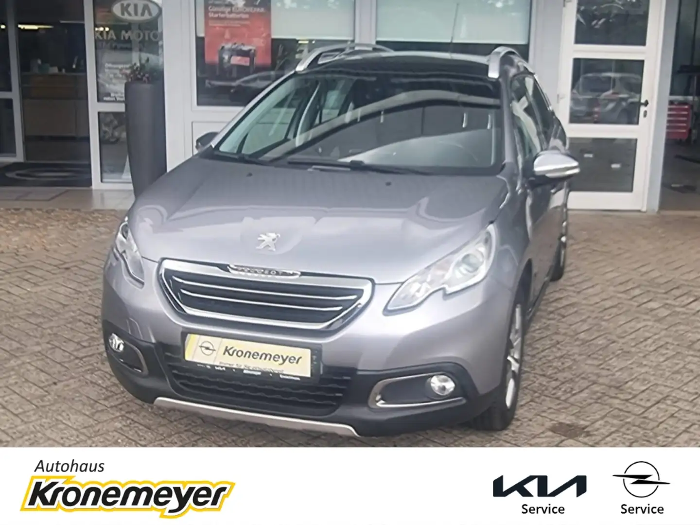 Peugeot 2008 1.6 16V VTi 120 VTI Automatik Allure Panorama Navi Grijs - 1