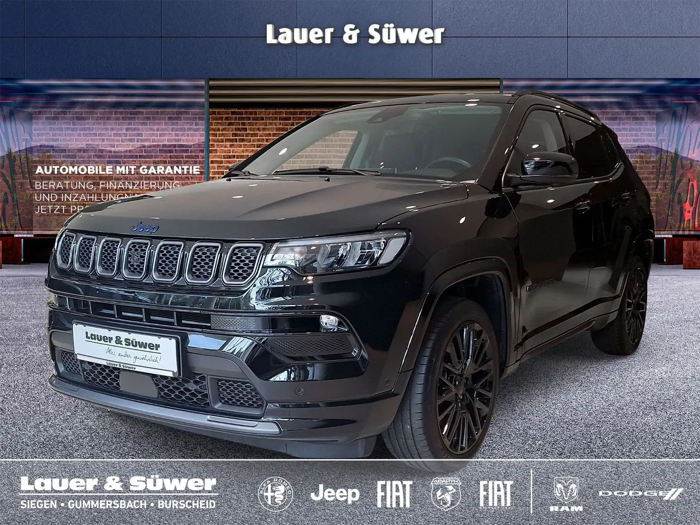Jeep Compass S Schwarz - 1