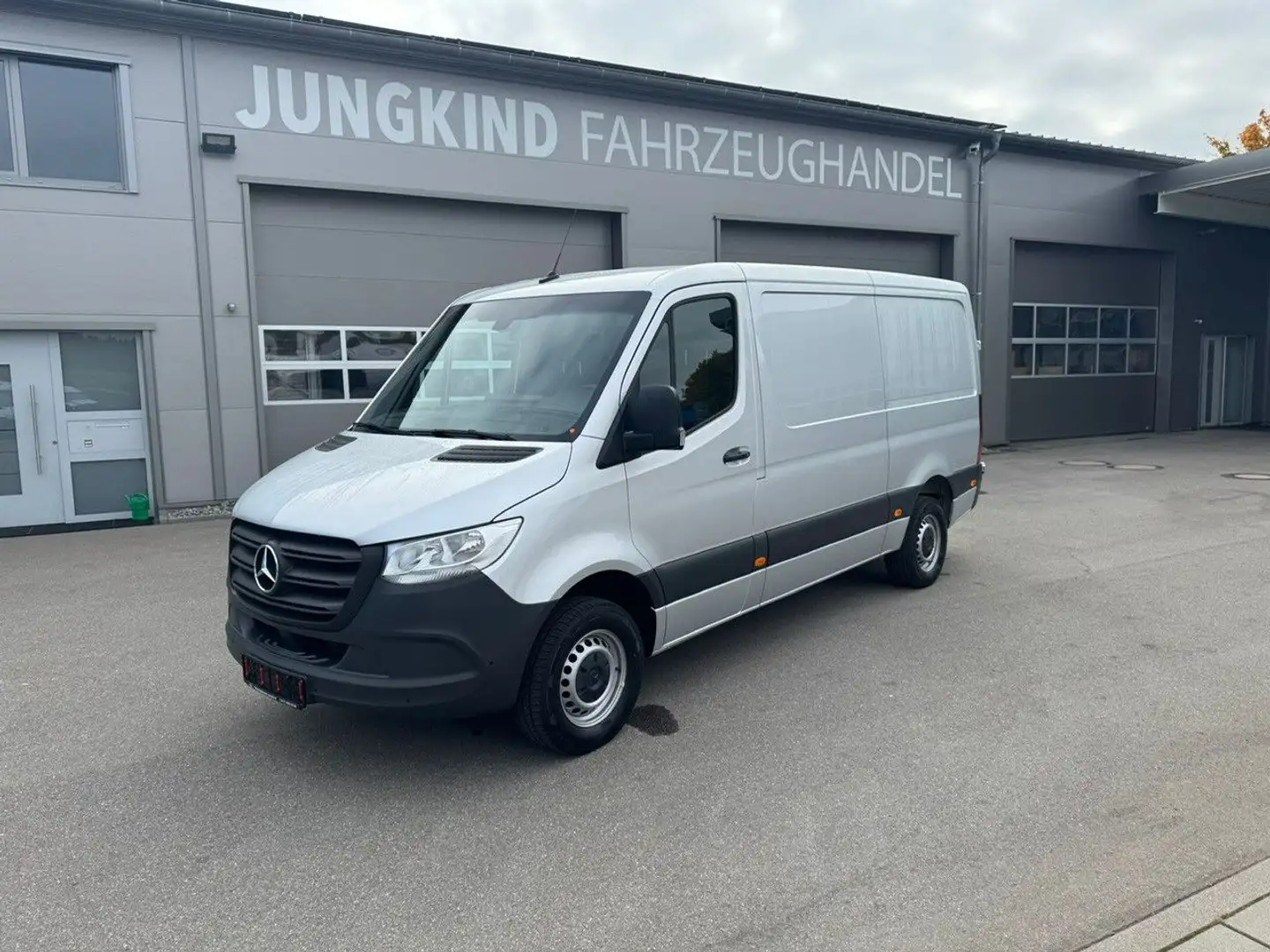 Mercedes-Benz Sprinter 317 CDI Flach Lang Silber Klima MBUX Silber - 1