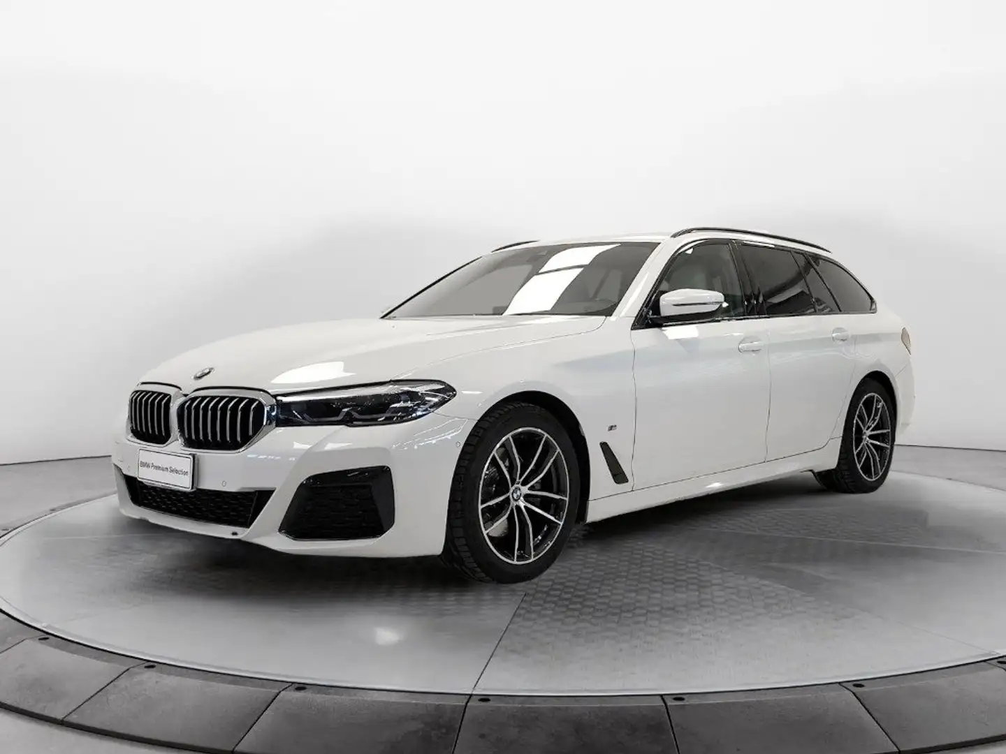 BMW 520 d 48V Touring Msport Bianco - 1