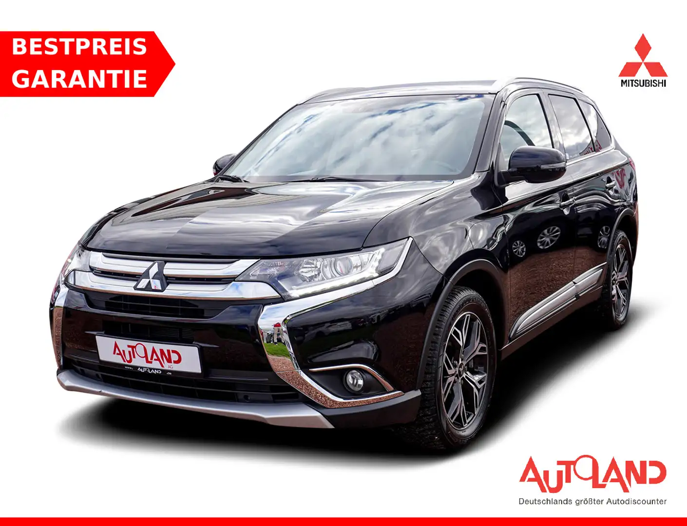 Mitsubishi Outlander 2.0 2WD Klimaaut. DAB Kamera Tempomat Zwart - 1