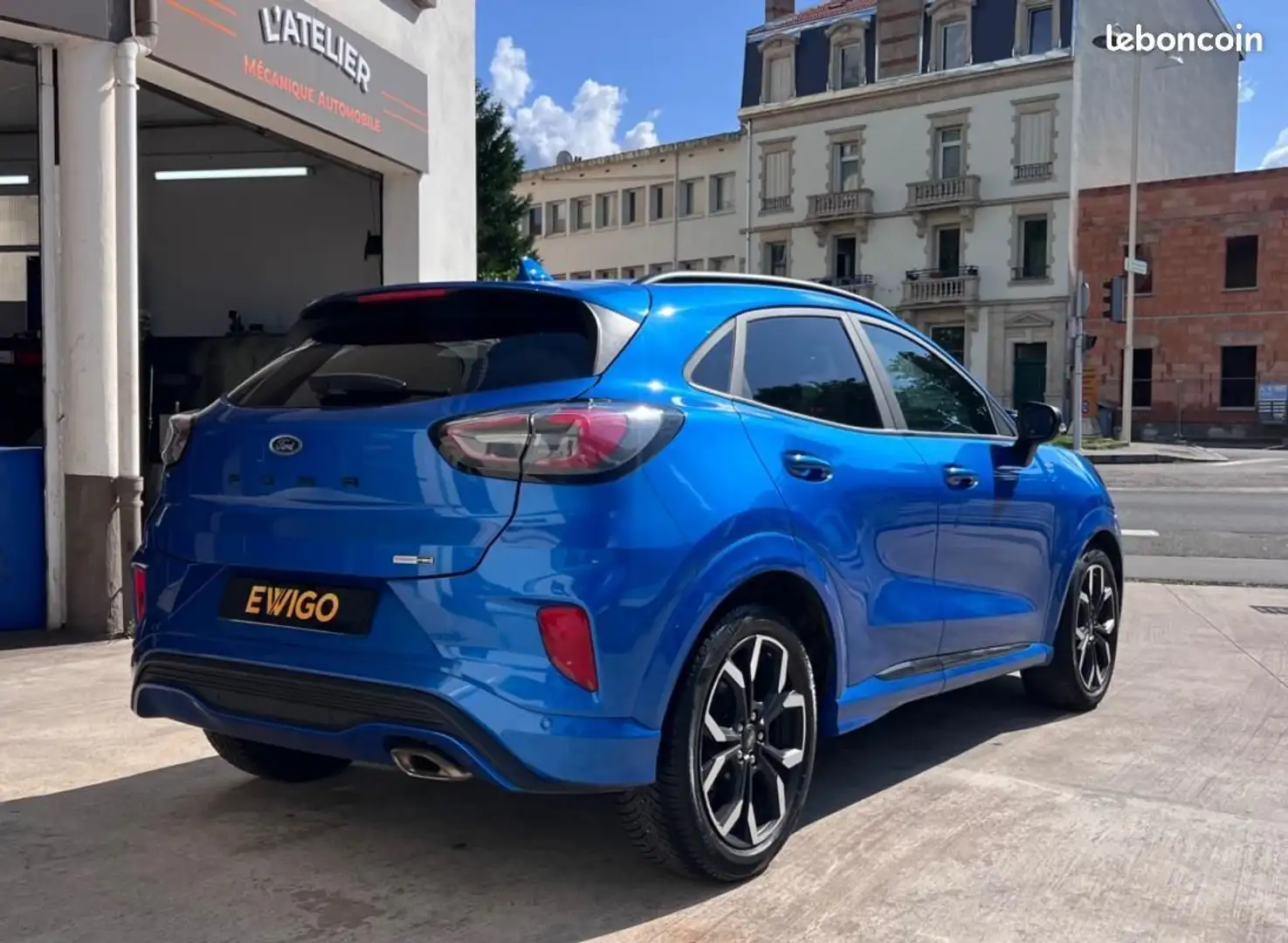 Ford Puma II 1.0 ECOBOOST 125 MHEV S&S ST-LINE X %2B HAYON ÉLECTIQUE AUDIO B.O CARPLAY Bleu - 2