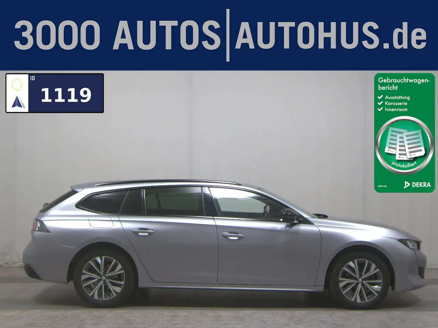Peugeot 508 1.5 BlueHDI Allure T-Leder Navi LED RFK Grau - 1