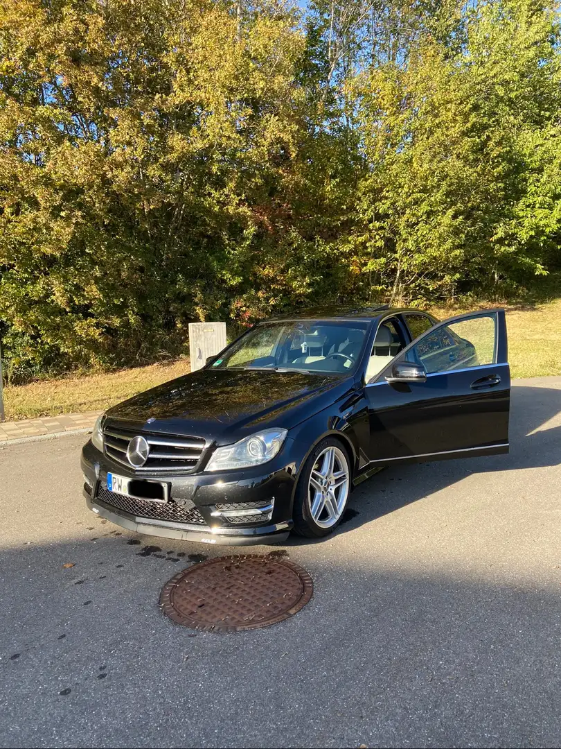 Mercedes-Benz C 350 CDI 7G-TRONIC AMG *fast voll* Siyah - 1