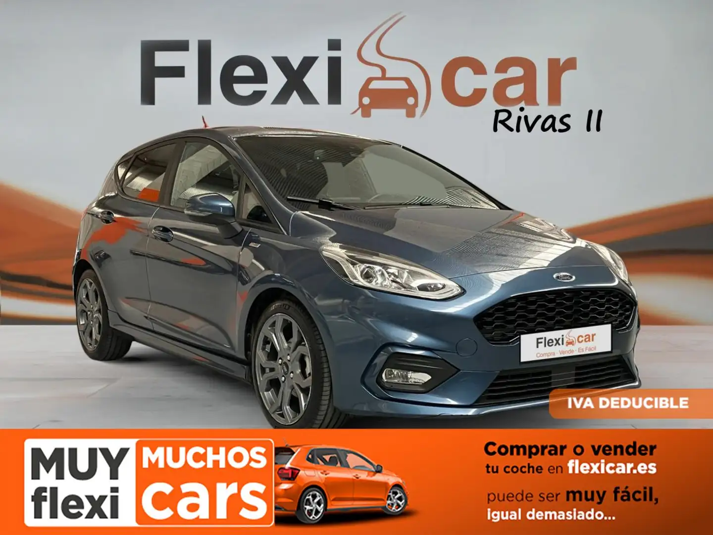 Ford Fiesta 1.0 EcoBoost S/S ST Line 95 Azul - 1