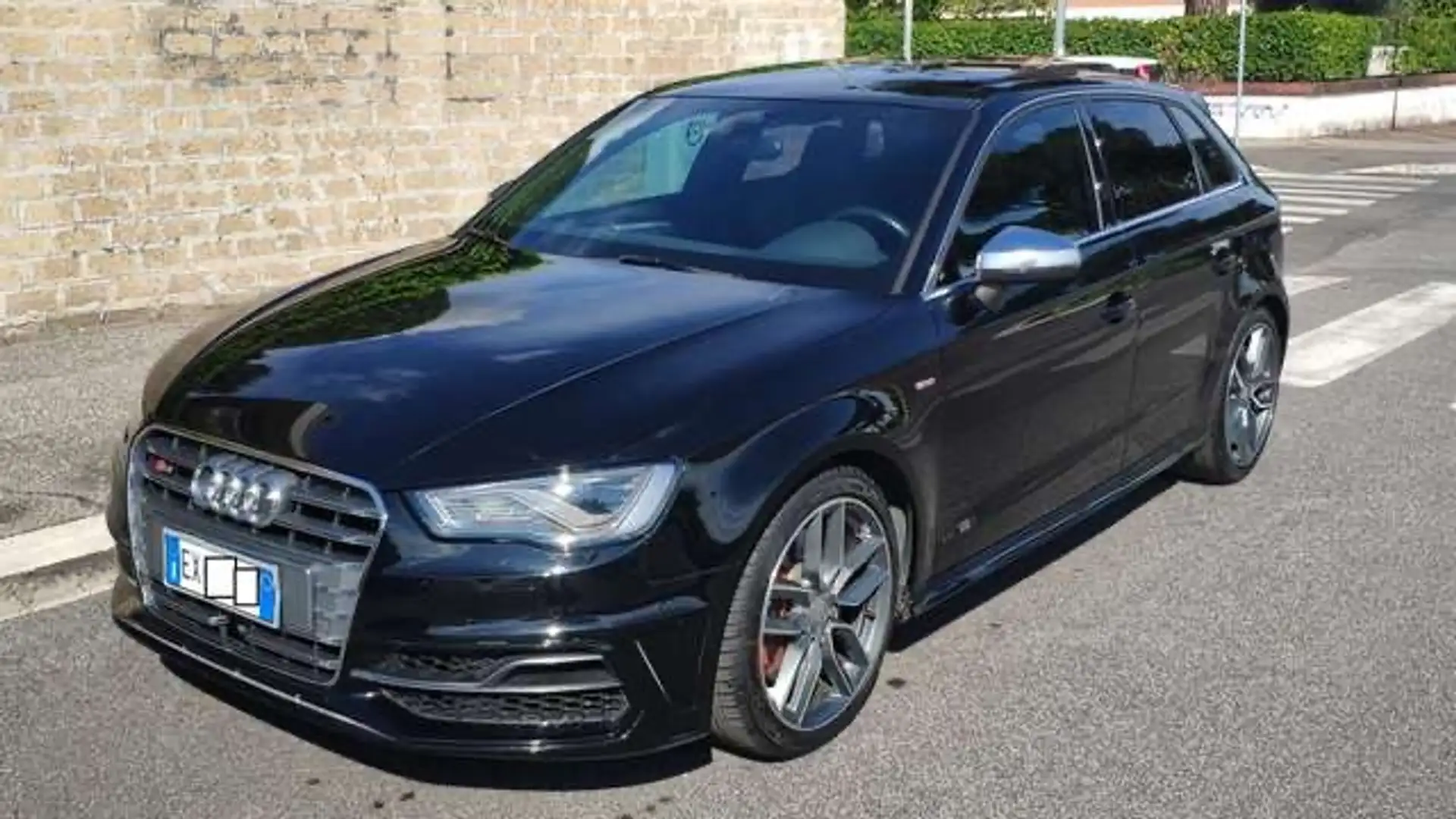 Audi S3 Modello S line pelle nera con tettuccio Noir - 1