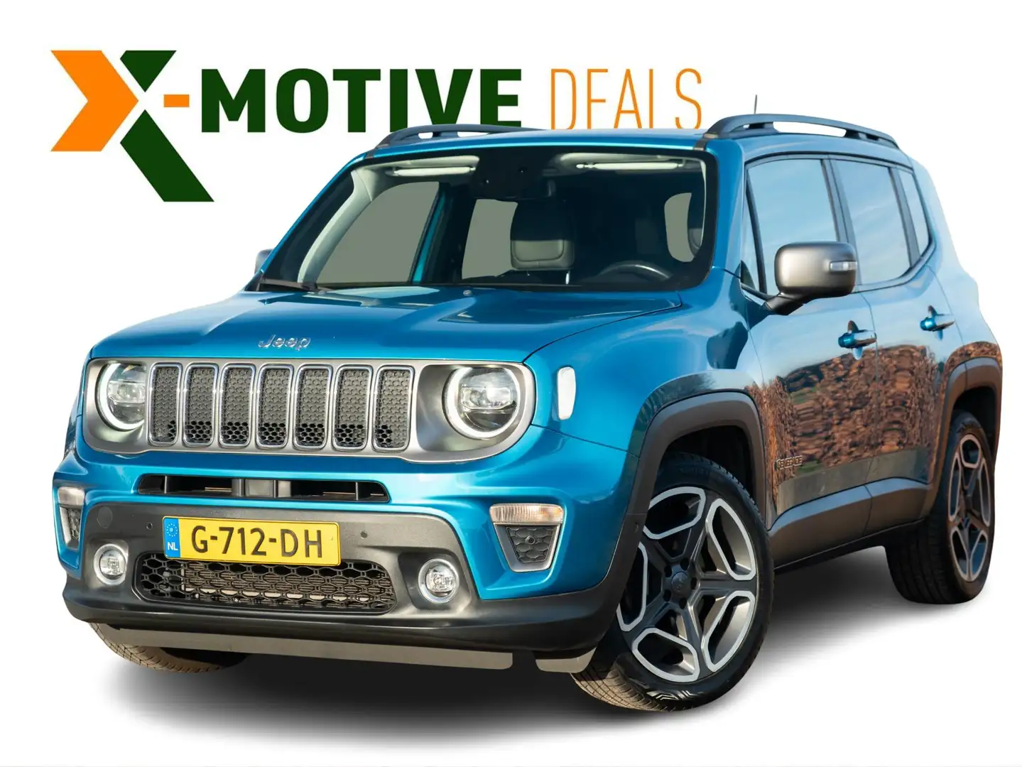 Jeep Renegade 1.3T Limited | Volleder | Panodak | Navi full Map Blu/Azzurro - 1