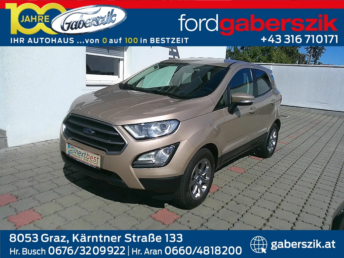 Ford EcoSport 1,0 EcoBoost Trend Beige - 1