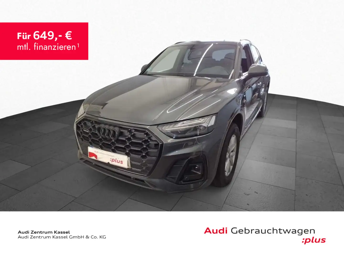 Audi Q5 40 TDI quattro S line Matrix Kamera Navi Grau - 1