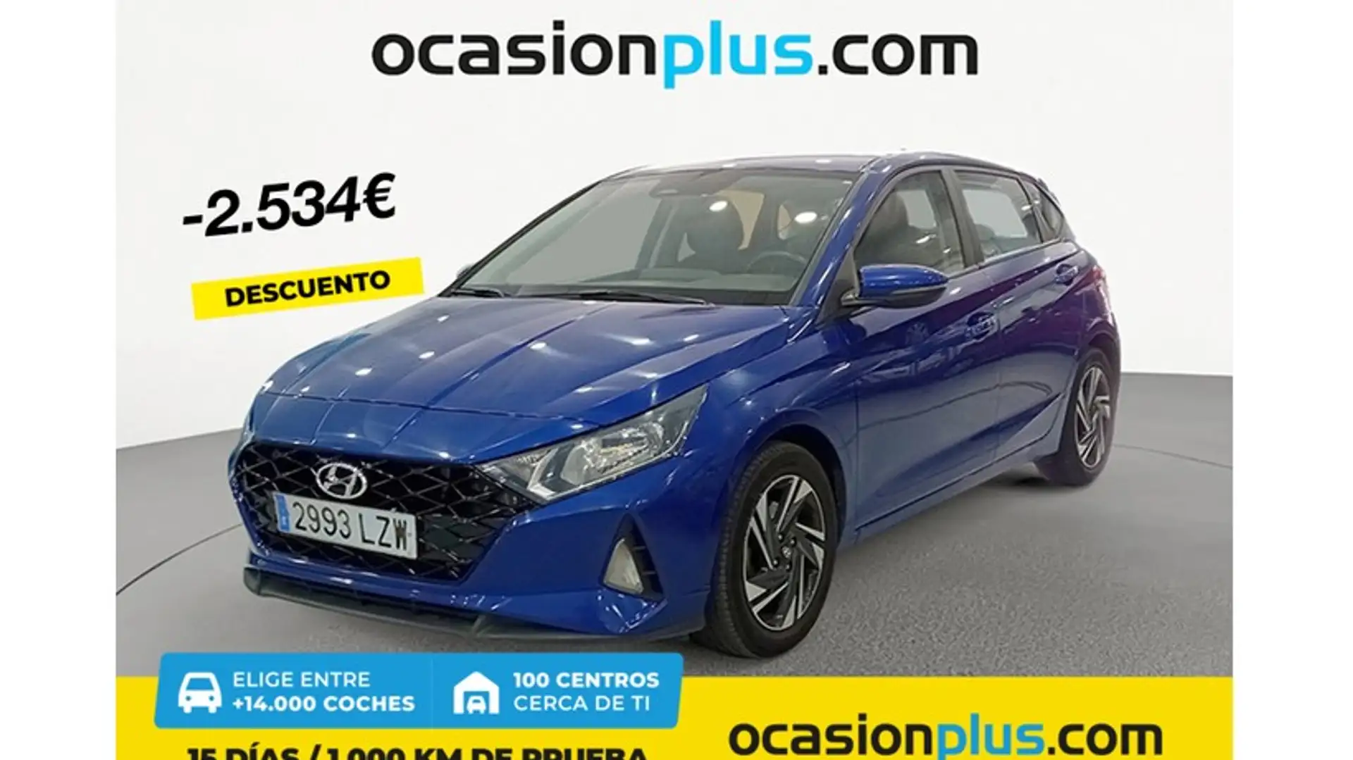 Hyundai i20 1.0 TGDI Klass 100 Blau - 1